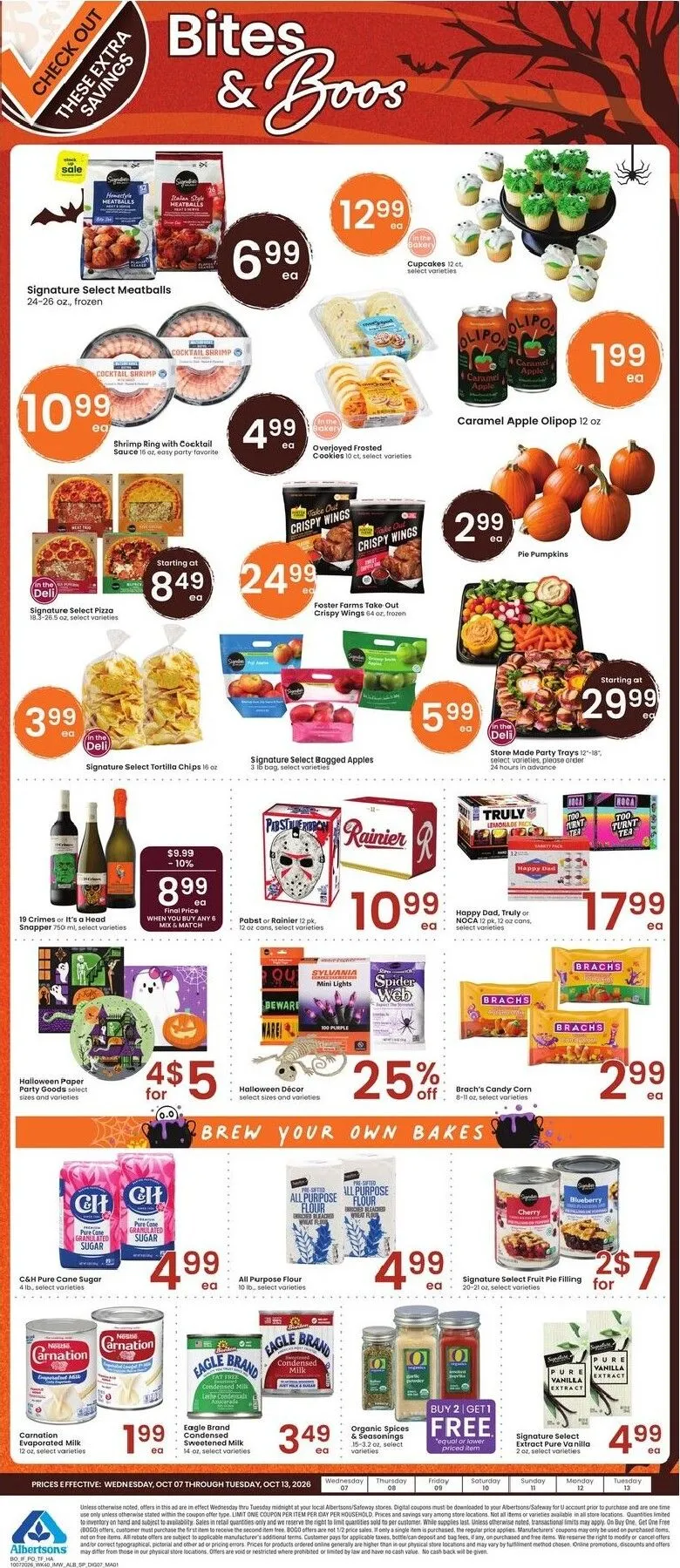 Weekly ad Current Albertsons leaflet valid from Wednesday 10/07/2026 to Tuesday 10/13/2026 from October 7 to October 13 2026 - Page 8