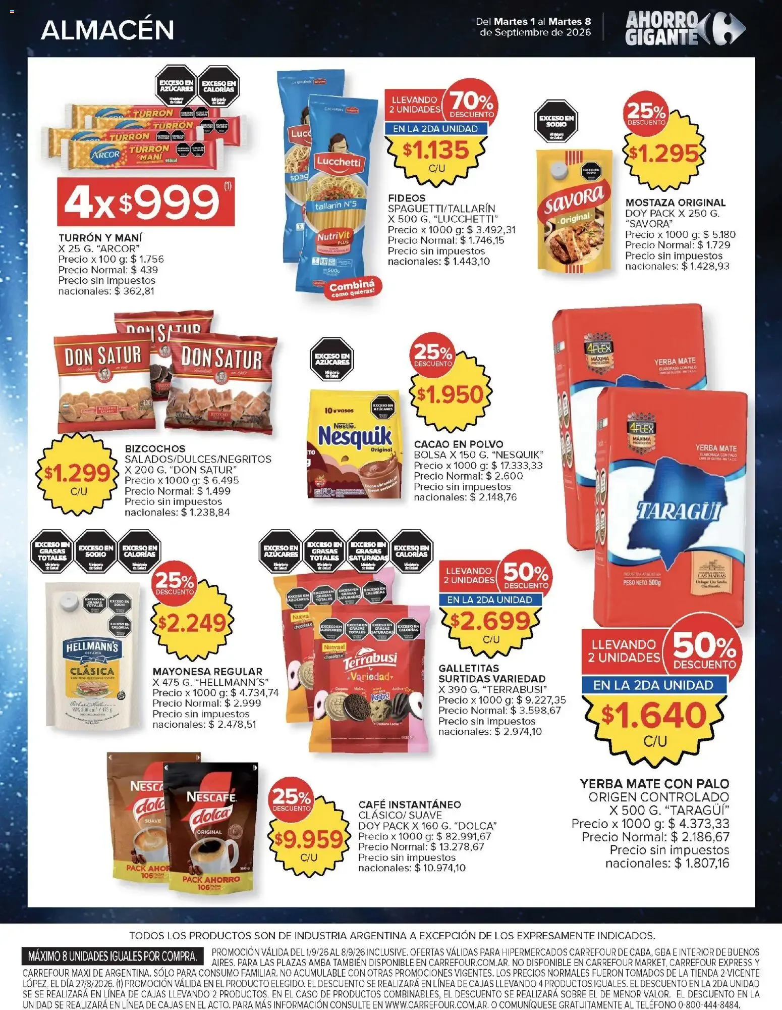 Ofertas de AHORRO GIGANTE 1 de septiembre al 8 de septiembre 2026 - Página 5 del catálogo