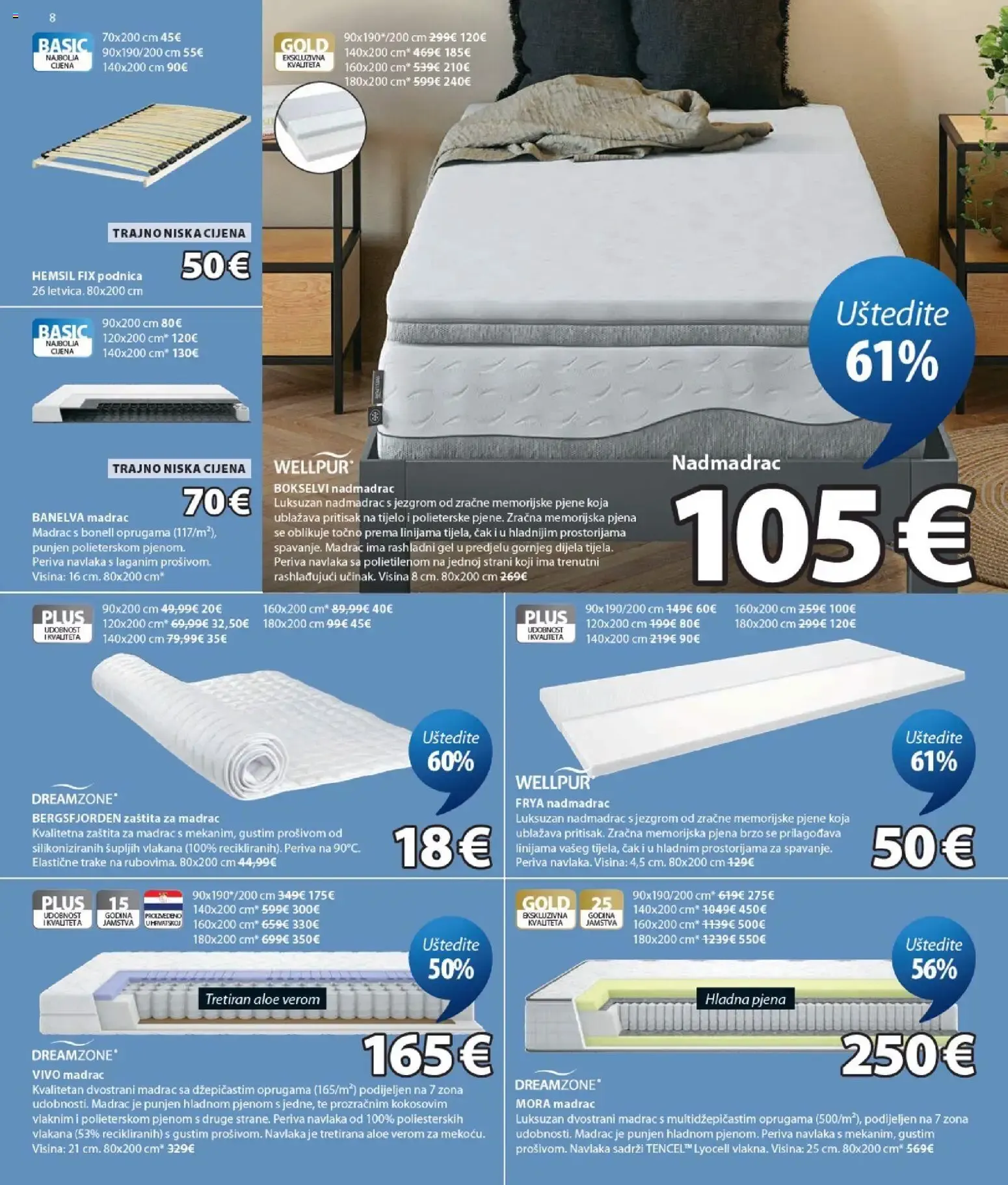 Katalog JYSK: Izvrsna ponuda za vaš dom od 19. kolovoza do 1. rujna 2026. - Pregled Stranica 8