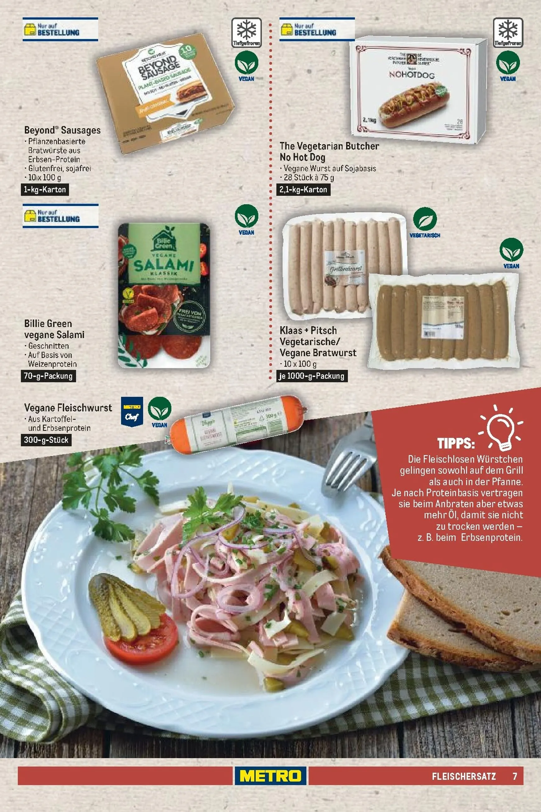 Metro - Vegan & Vegetarisches Sortiment Prospekt – von Sonntag 21.06.2026 bis Donnerstag 31.12.2026 von 21. Juni bis 31. Dezember 2026 - Prospekt seite 7