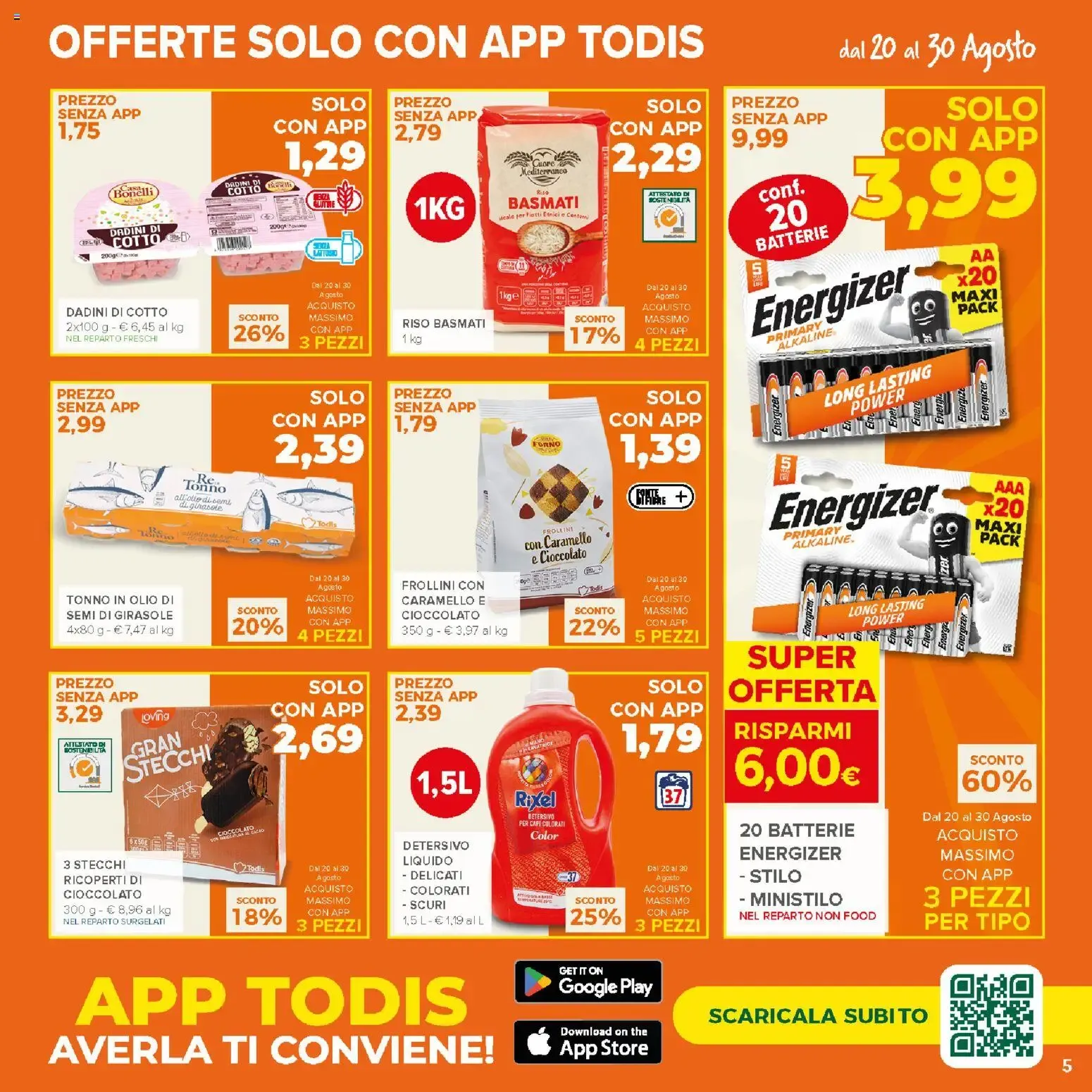 Todis Volantino Offerte da 20 agosto a 30 agosto di 2026 - Pagina del volantino 5