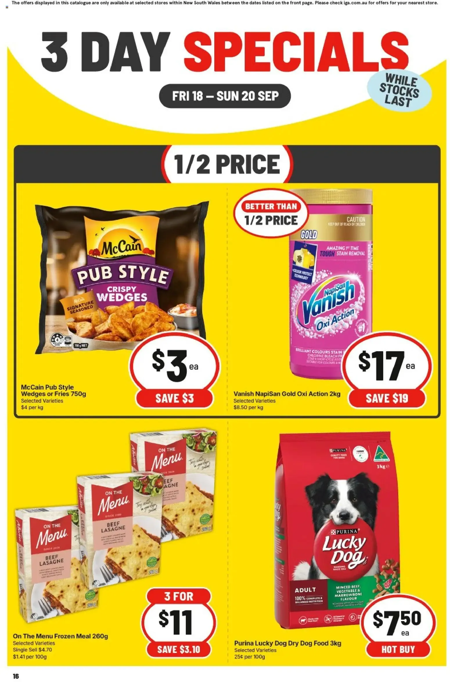 3 DAY SPECIALS - Catalogue valid from 18 September to 20 September 2026 - page 4