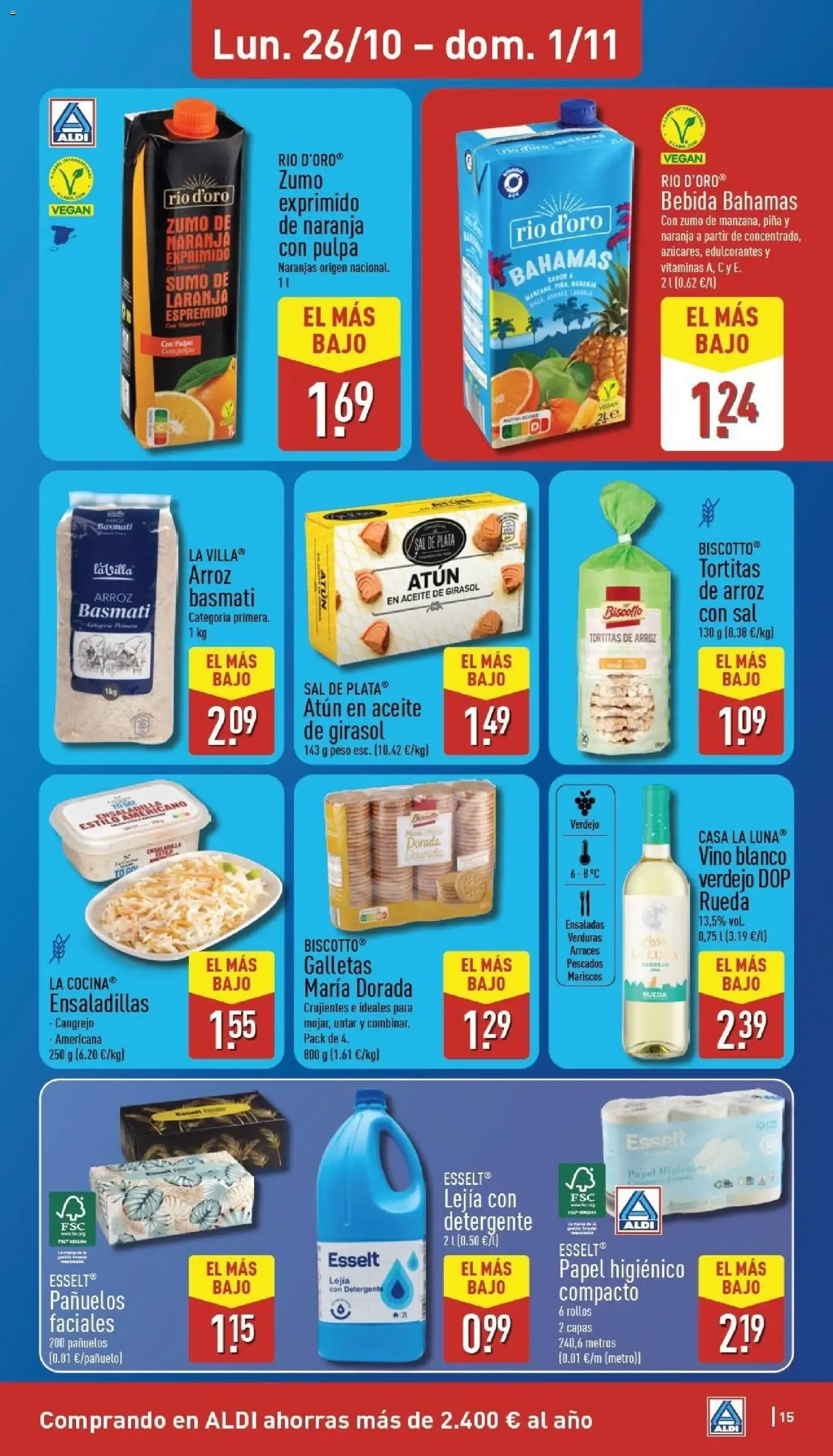 Catálogo de Aldi: El súper que más baja los precios de los frescos 26 de octubre al 1 de noviembre 2026 - Página 15