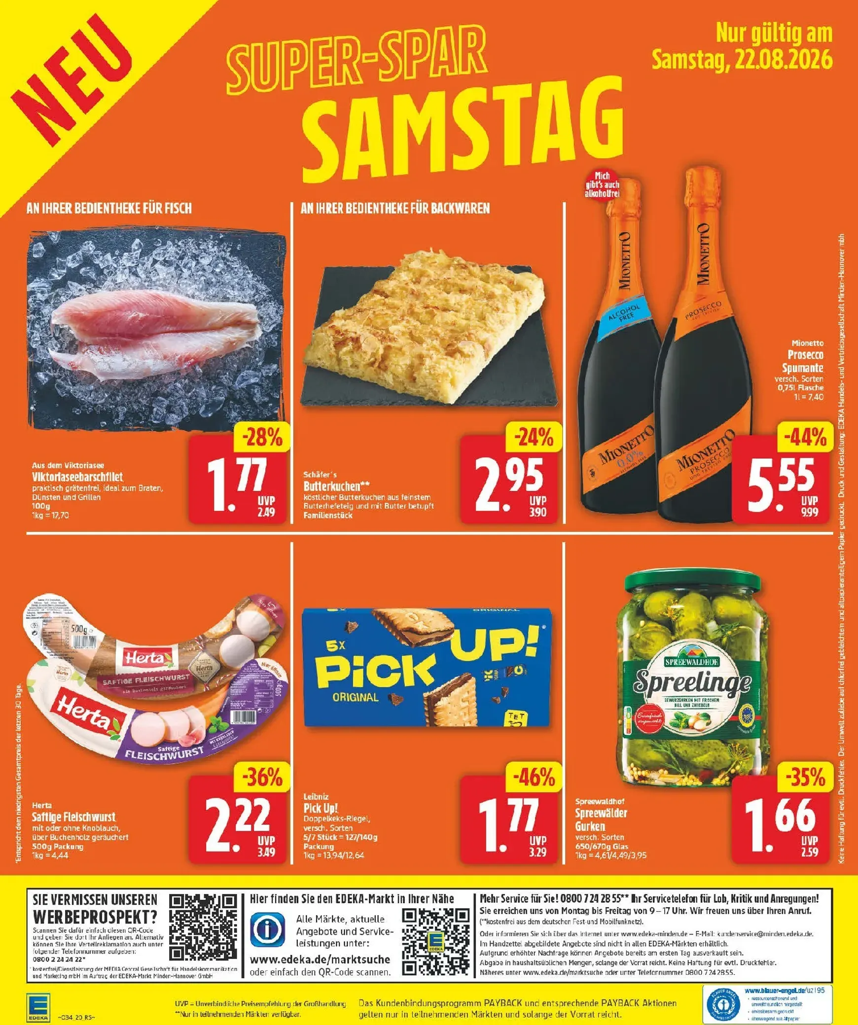 Edeka Prospekt nächste Woche – von Montag 17.08.2026 bis Samstag 22.08.2026 von 17. August bis 22. August 2026 - Prospekt seite 24