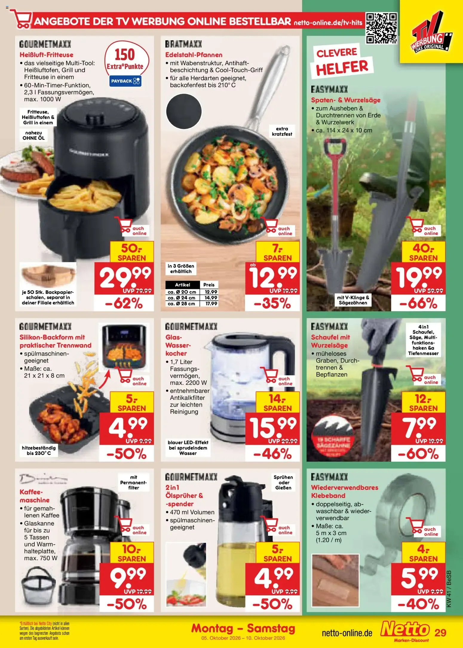 Netto Marken-Discount Prospekt (ab 05.10.2026) » Angebote von 5. Oktober bis 10. Oktober 2026 - Prospekt seite 35