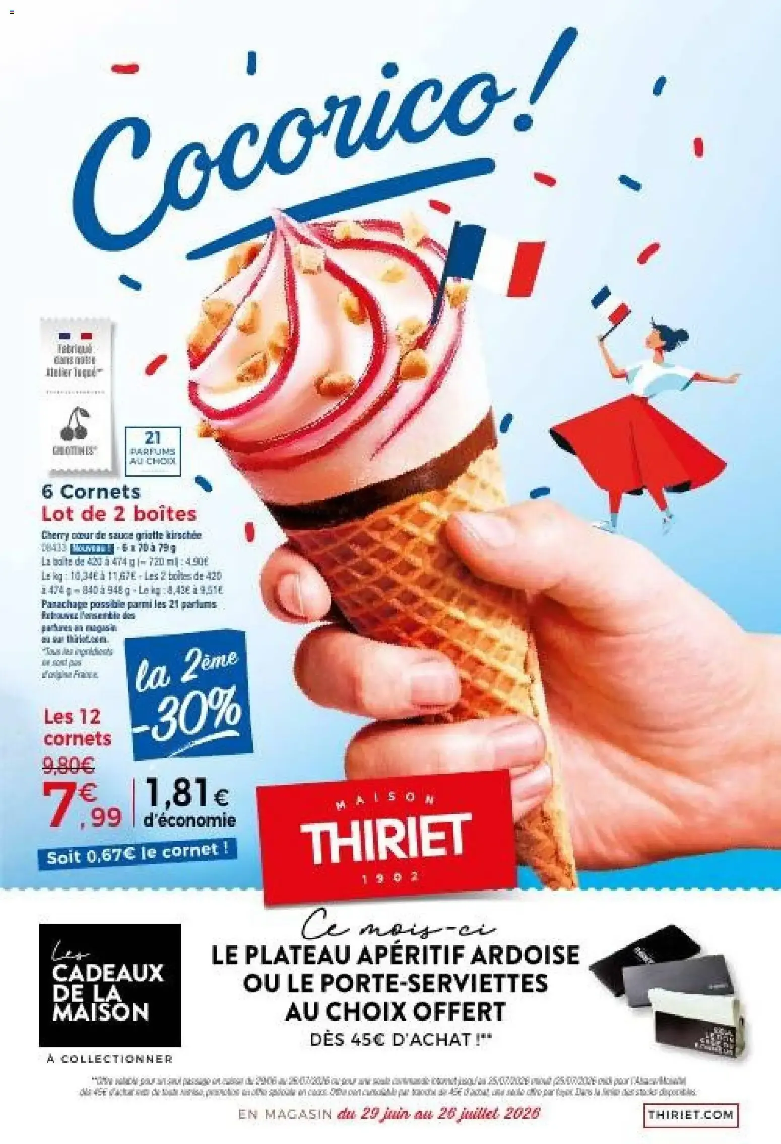 Thiriet - Catalogue Magasin 2026 à partir du 29/06/2026 - promo en ligne du 29 juin au 26 juillet 2026 - Catalogue page 1