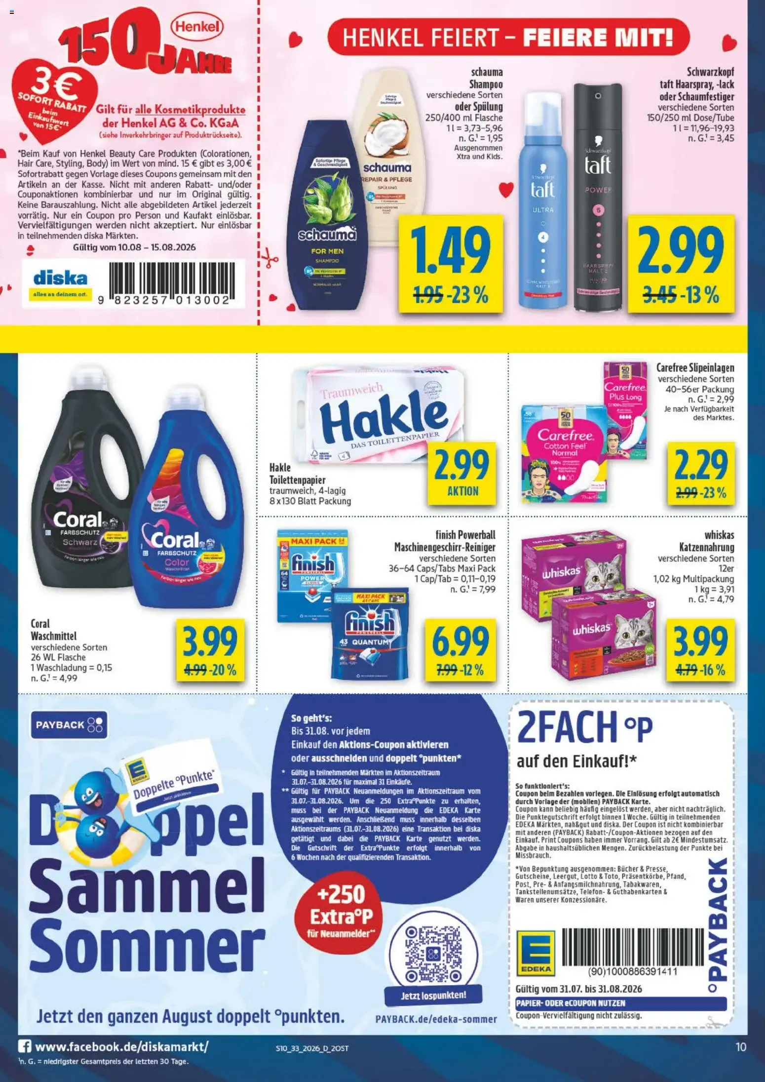 Diska Prospekt (ab 10.08.2026) zum Blättern von 10. August bis 15. August 2026 - Prospekt seite 10
