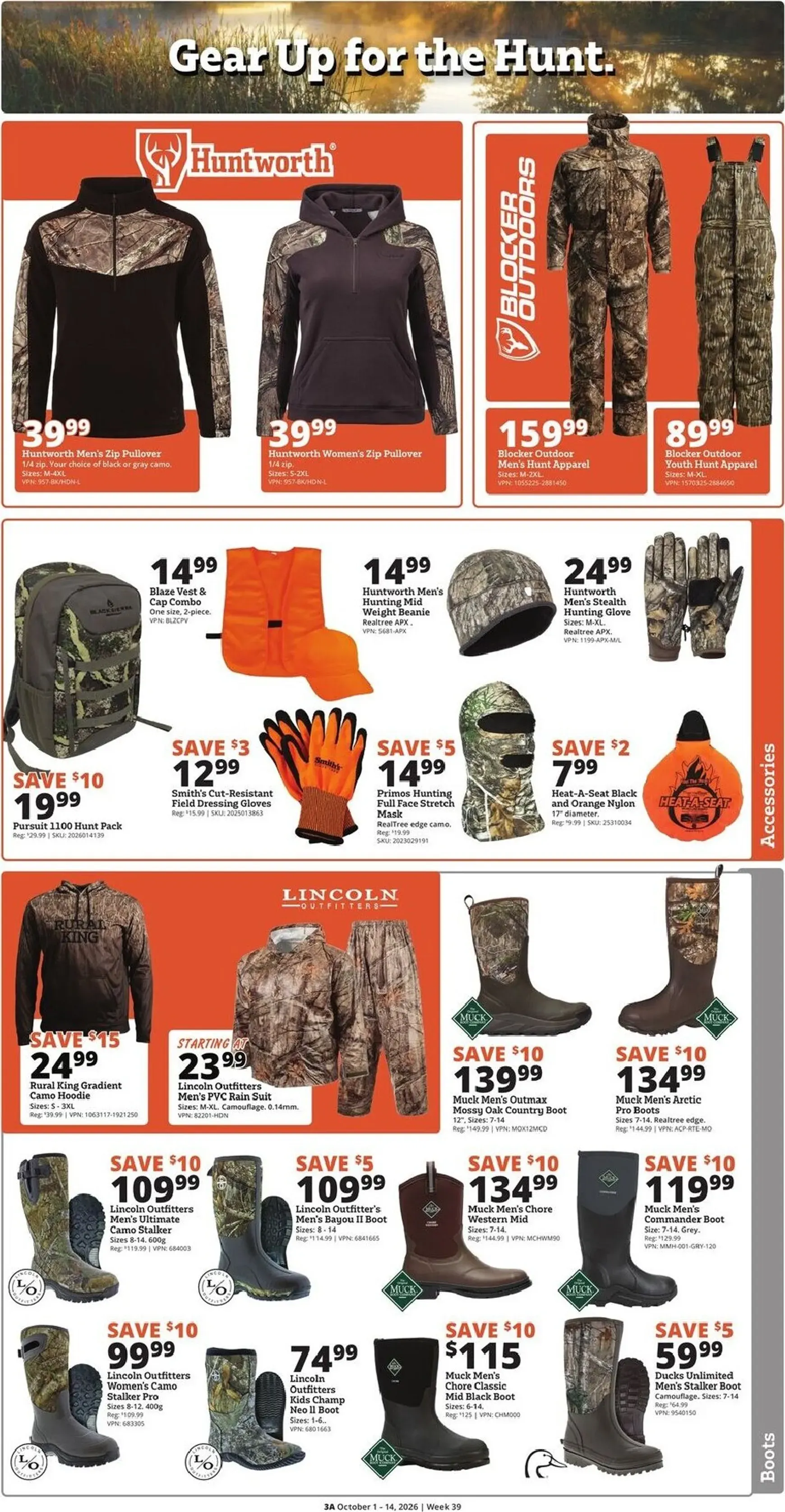 Weekly promotion Current Rural King leaflet valid from Thursday 10/01/2026 to Wednesday 10/14/2026 spanning from October 1 to October 14 2026 - Page 3 for Catalogue 365