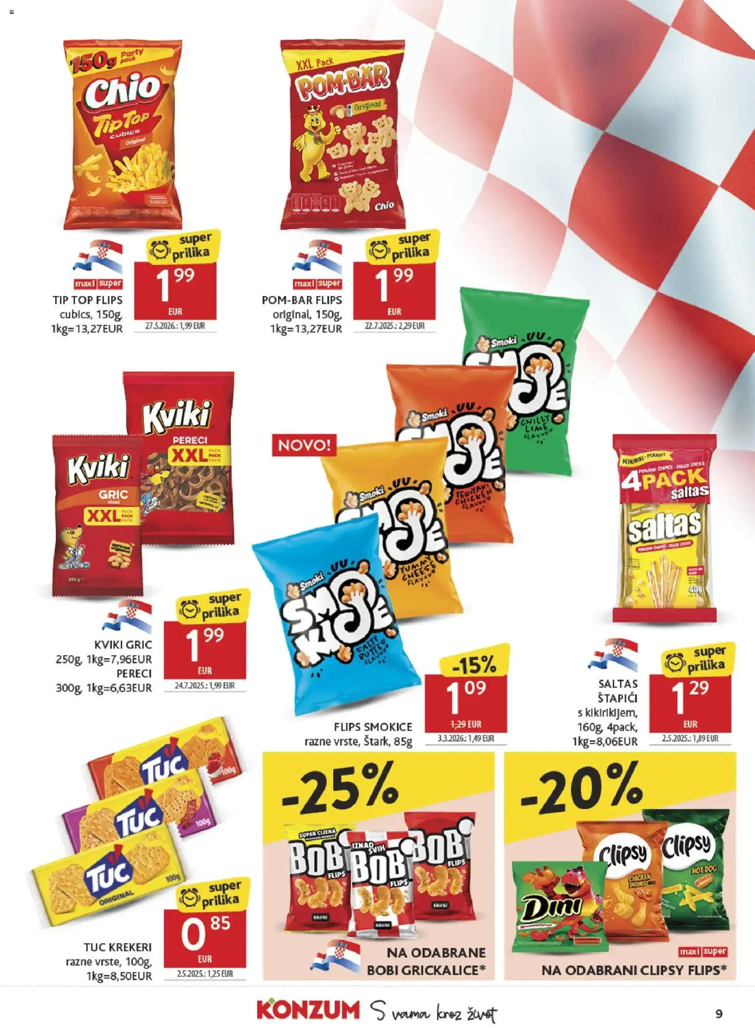 Katalog Konzum Katalog novi od 24.06.2026 na listanje > letak digitalni od 24. lipnja do 30. lipnja 2026. - Pregled Stranica 9
