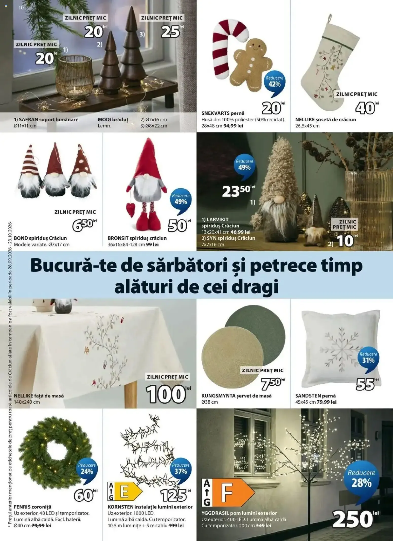 Catalog Oferte excelente pentru un Crăciun scandinav REDUCERI DE PÂNĂ LA 60% de la 24 octombrie până la 23 noiembrie 2026 - Revista Pagina 10