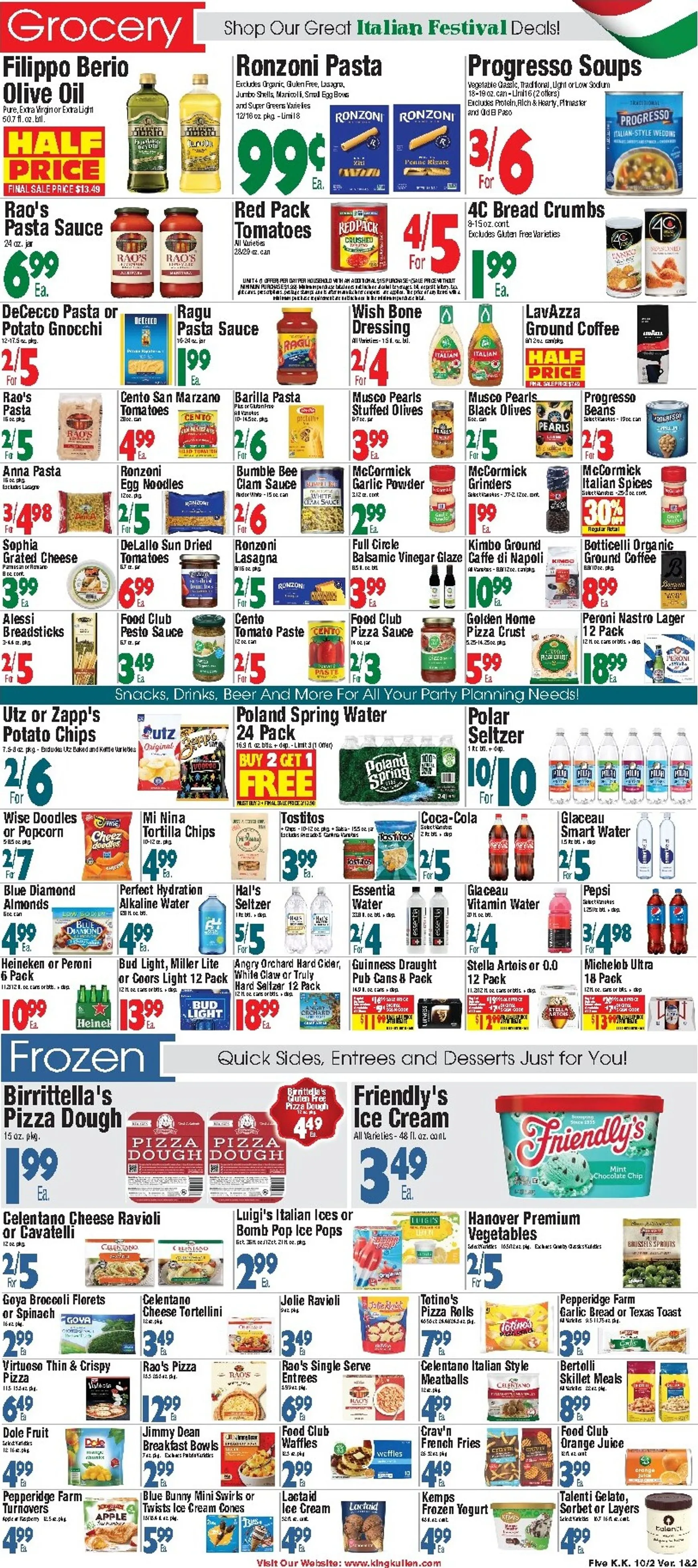 Weekly ad Current King Kullen leaflet valid from Friday 10/02/2026 to Thursday 10/08/2026 from October 2 to October 8 2026 - Page 5