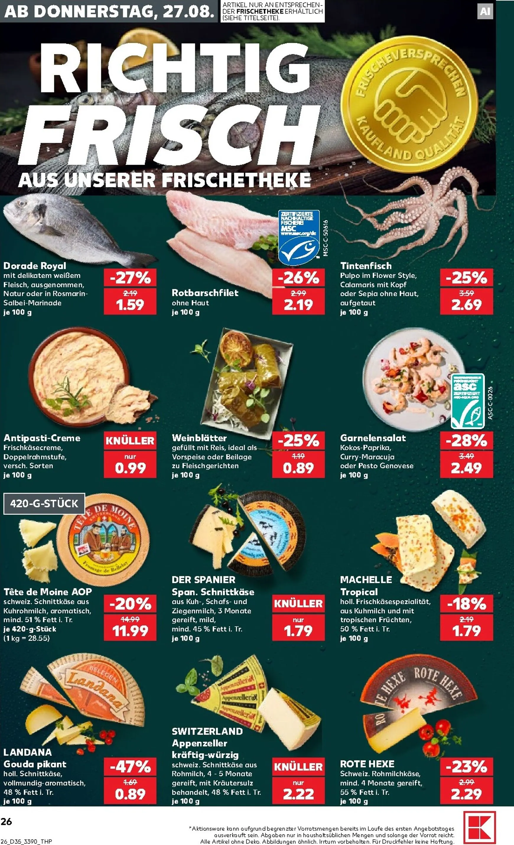 Kaufland Prospekt nächste Woche – von Donnerstag 27.08.2026 bis Mittwoch 02.09.2026 von 27. August bis 2. September 2026 - Prospekt seite 27