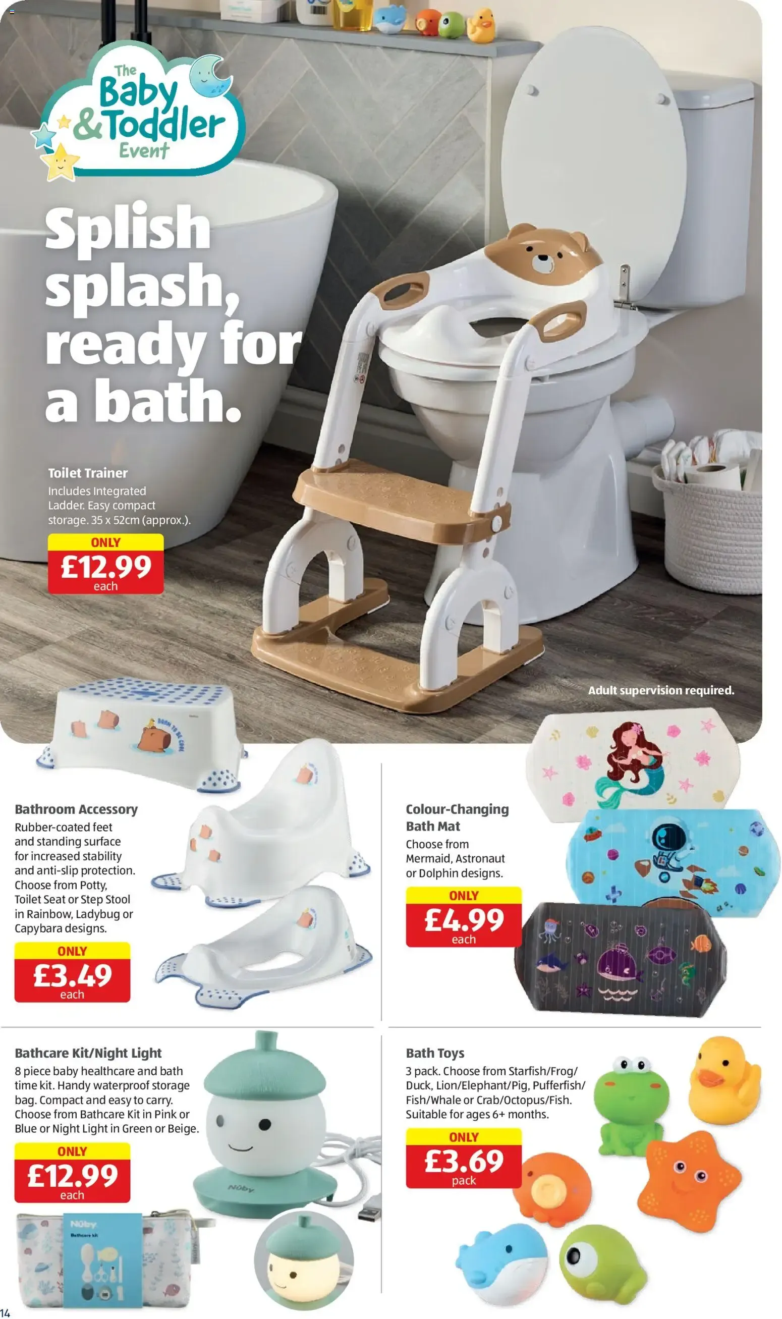 ALDI Specialbuys: Baby & Toddler Event from 27 August to 2 September 2026 - Catalogue Page 14