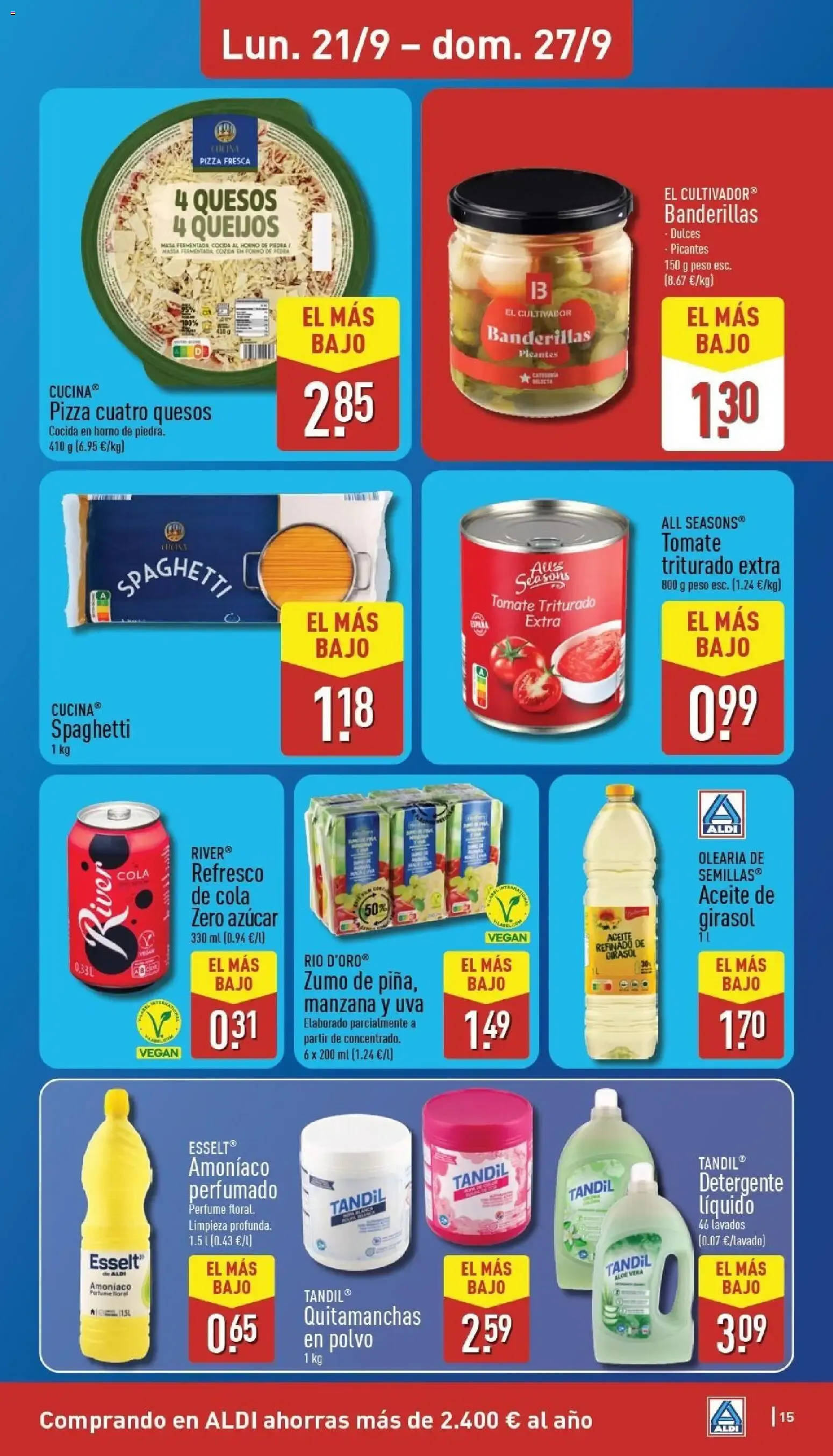 Catálogo de Aldi folleto Canarias del 21/09/2026 | Catálogo 21 de septiembre al 27 de septiembre 2026 - Página 15
