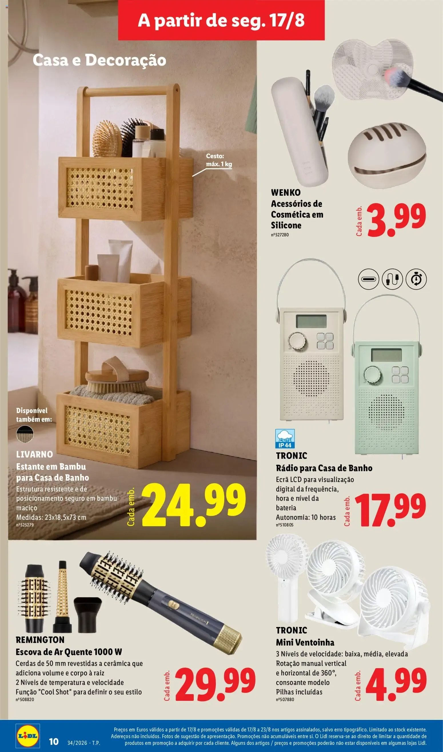 Folheto Lidl Novidades » de 17/08/2026 - 23/08/2026 de 17 de agosto até 23 de agosto 2026 - Pagina 10