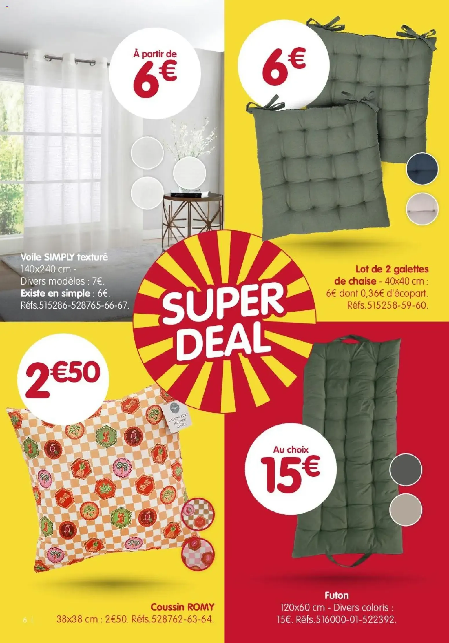 B&M Super Deal - Arrivage Mobilier du 24 juin au 8 juillet 2026 - Catalogue page 6