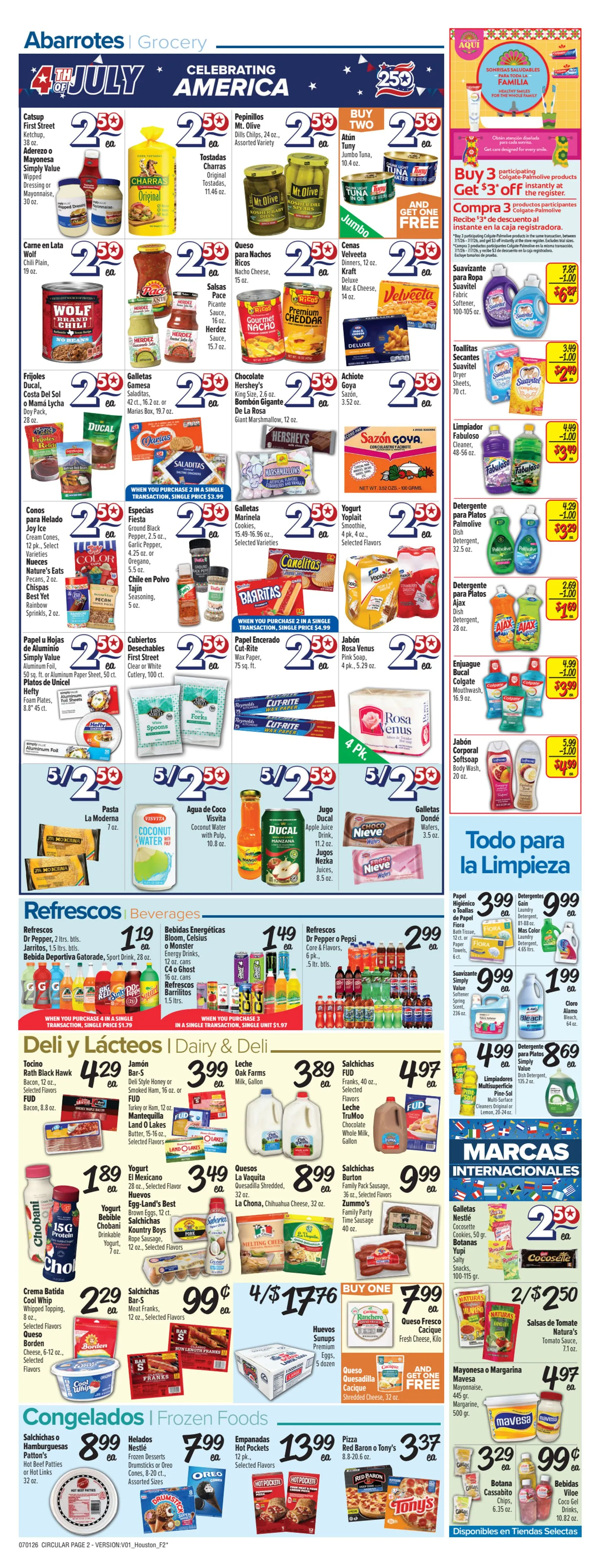Weekly ad Current Fiesta Mart - Houston leaflet valid from Wednesday 07/01/2026 to Tuesday 07/07/2026 from July 1 to July 7 2026 - Page 2