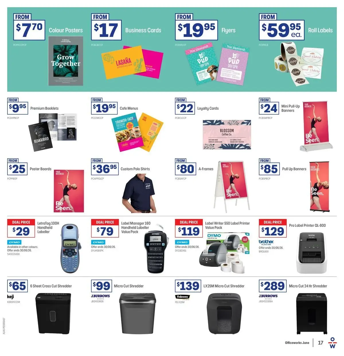 Officeworks EOFY Deals - 11/06/2026 > weekly / monthly specials - Catalogue valid from 11 June to 30 June 2026 - page 17
