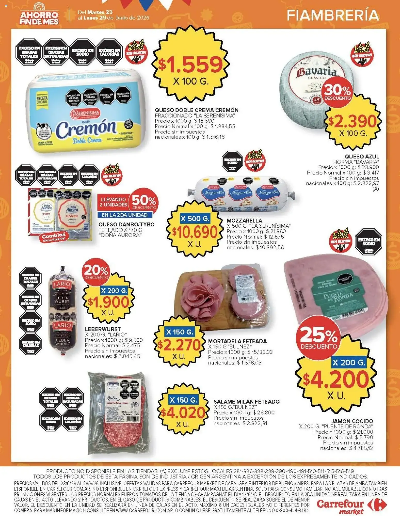 Ofertas de Ahorro Fin de Mes - Descuentos en la unidad y mucho más 23 de junio al 29 de junio 2026 - Página 6 del catálogo