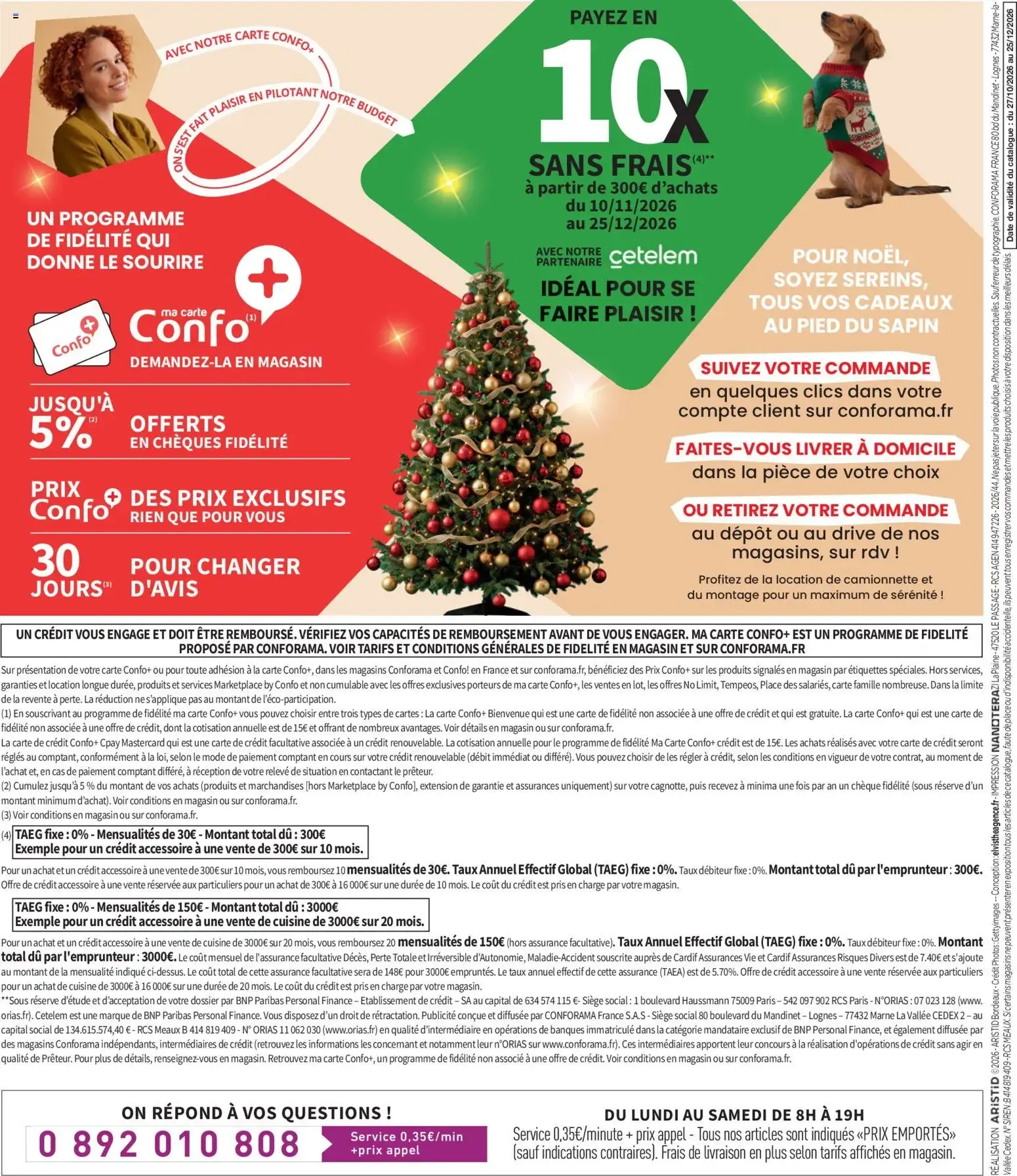 Conforama - Promos de Noël du 27 octobre au 25 décembre 2026 - Catalogue page 2