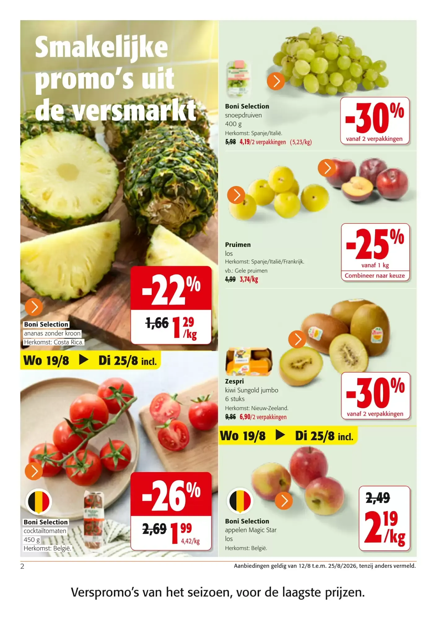 Colruyt folder van 12 augustus tot 25 augustus 2026 - folder pagina 2