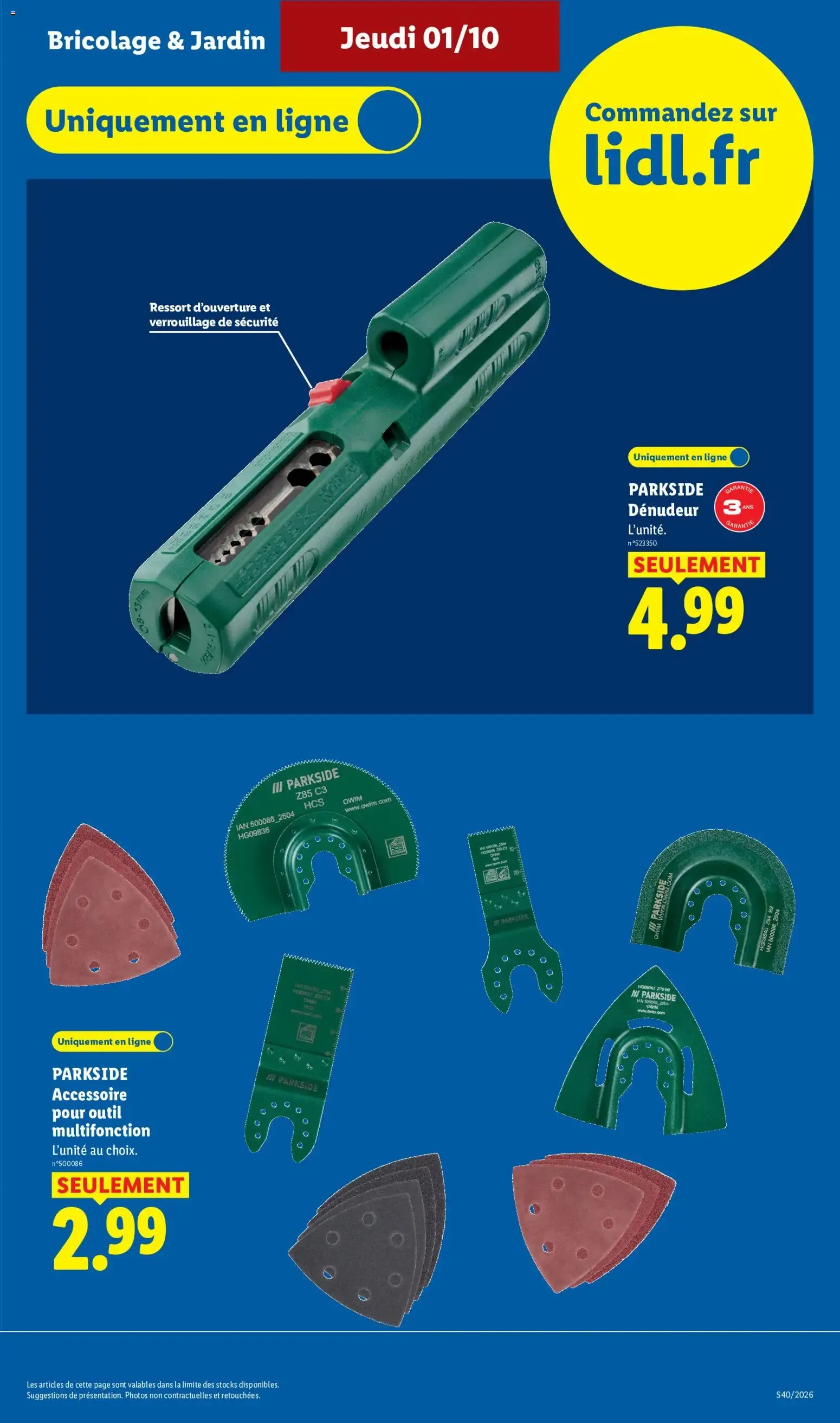 Catalogue LIDL du 01/10/2026 | Promo prospectus en ligne du 1 octobre au 7 octobre 2026 - Catalogue page 33