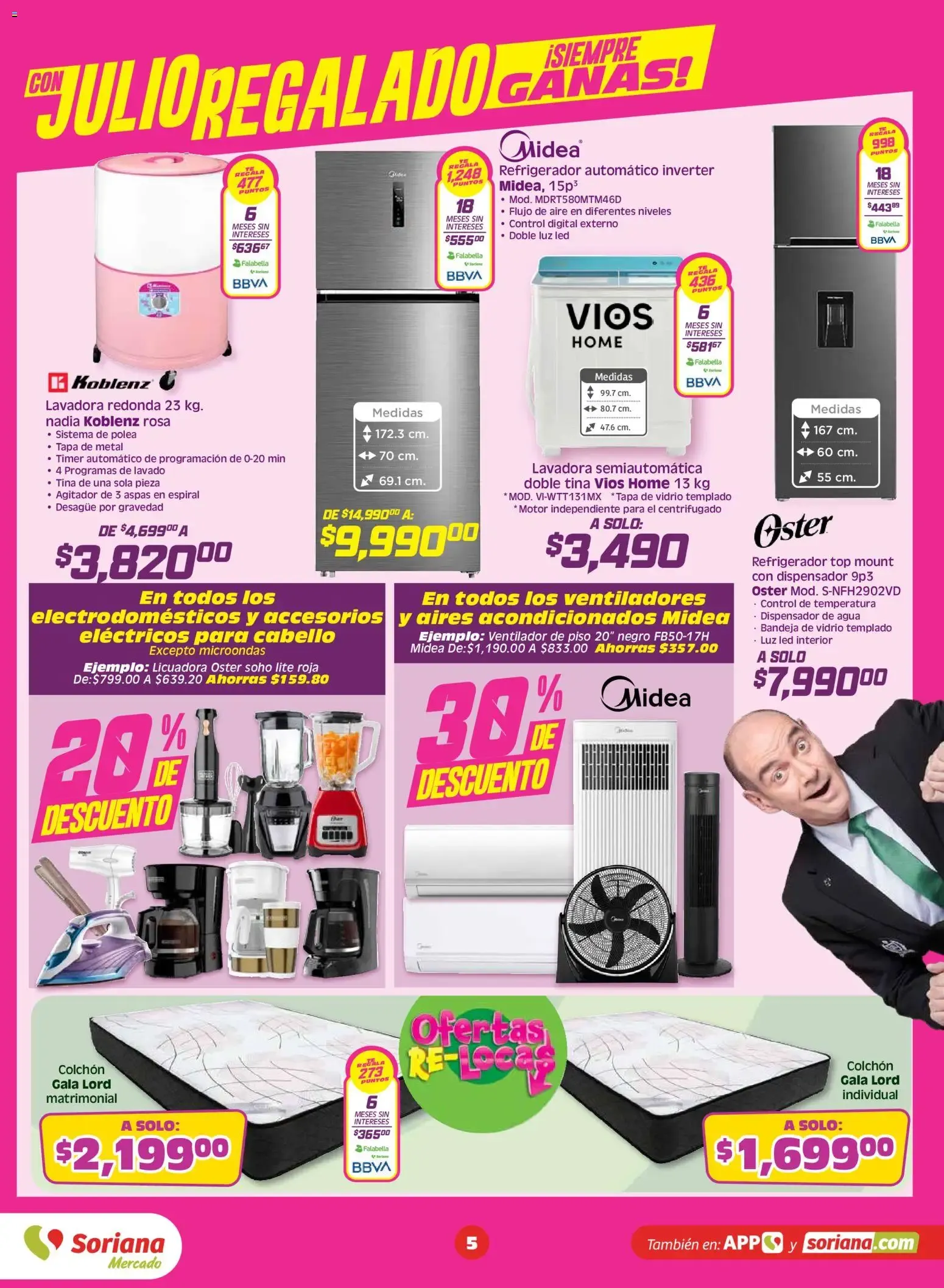 Catálogo de SORIANA ofertas hoy de 03/07/2026 - Folleto Julio 3 de julio al 9 de julio 2026 - Pagina 5