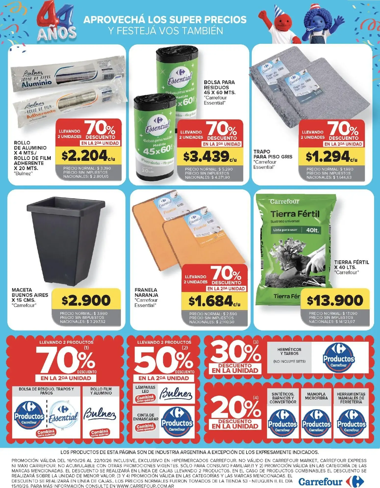Ofertas de Carrefour: 3ra Semana de Festejos y 44 Años - Ofertas de Productos Carrefour 16 de octubre al 22 de octubre 2026 - Página 23 del catálogo