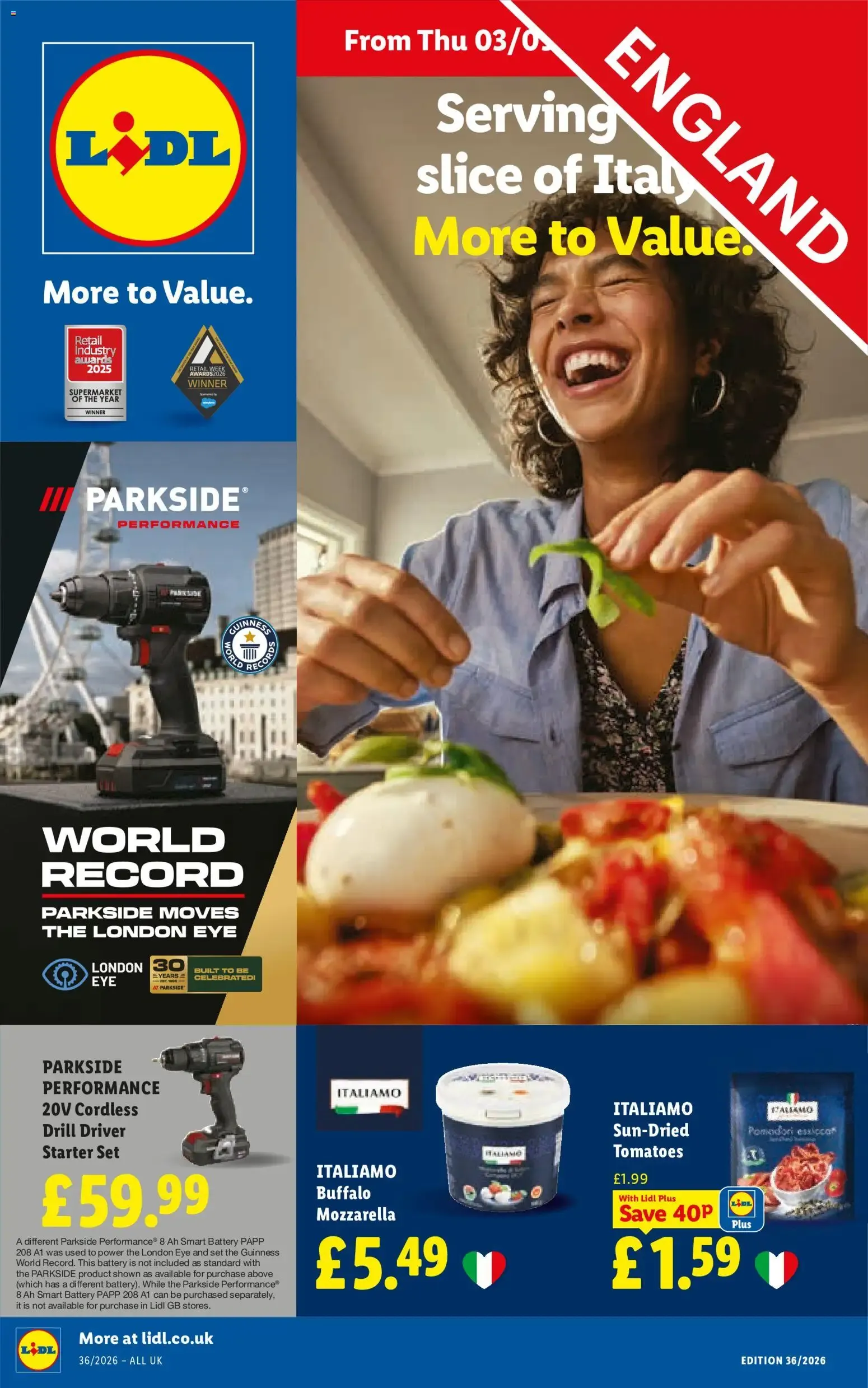 Weekly offers Lidl (03/09/2026 - 09/09/2026) - Offers Online from 3 September to 9 September 2026 - Catalogue Page 1