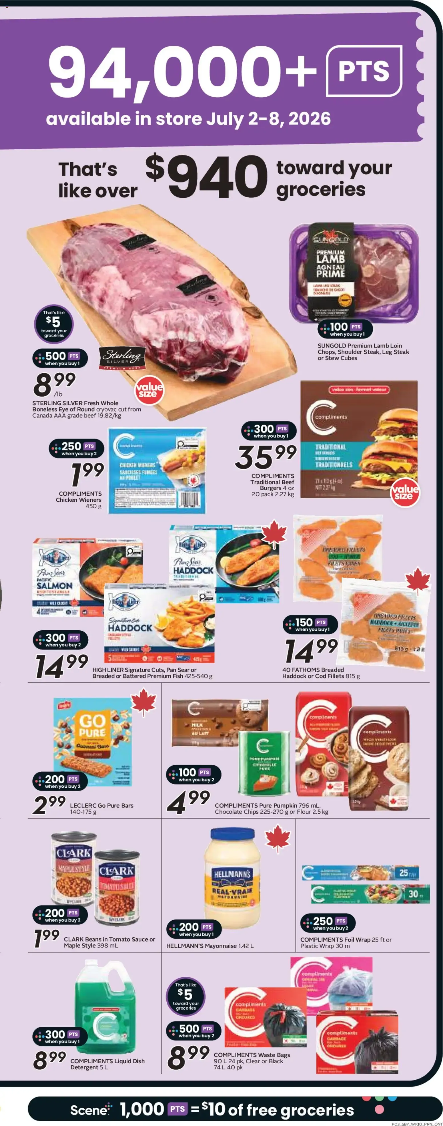 Sobeys weekly flyer / circulaire from Jul 2, 2026 > weekly specials & deals from July 2 to July 8 2026 - flyer page 6