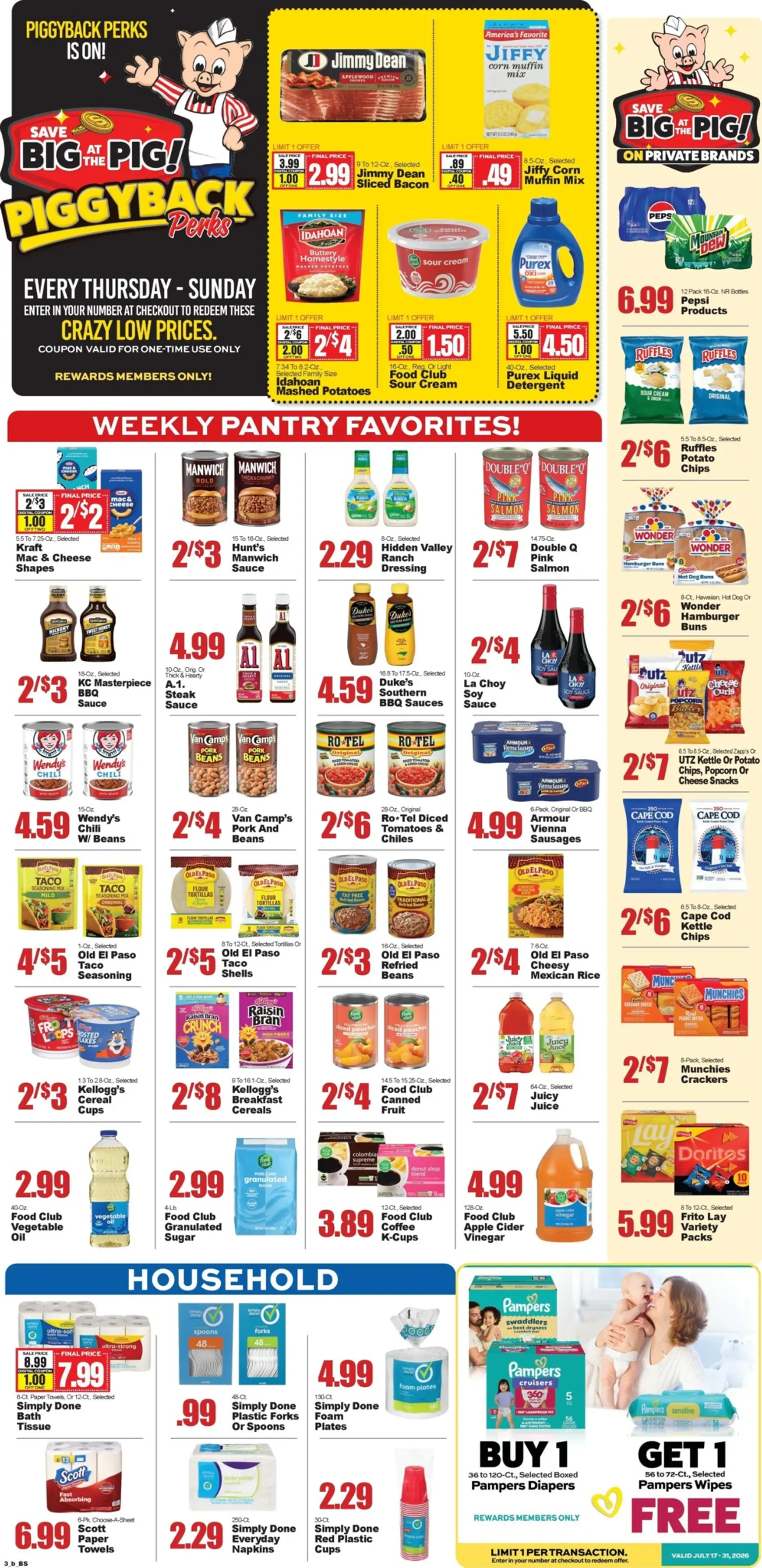 Weekly ad Current Piggly Wiggly leaflet valid from Wednesday 07/22/2026 to Tuesday 07/28/2026 from July 22 to July 28 2026 - Page 3