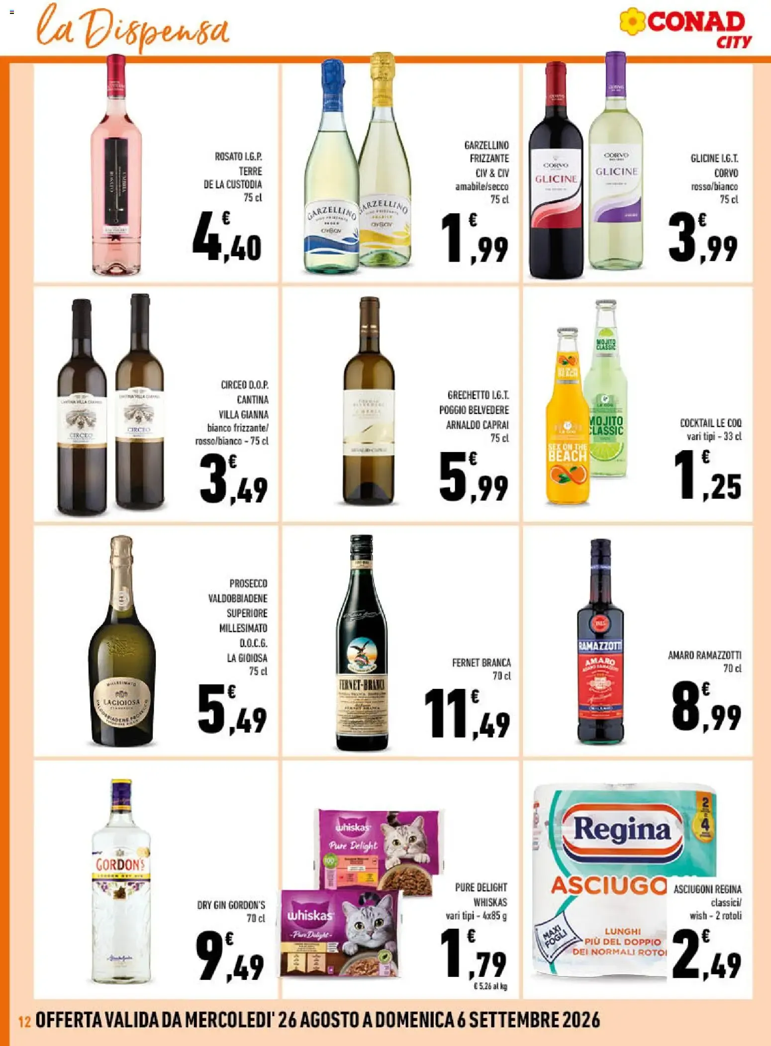 Conad City - I NUMERI 1 da 26 agosto a 6 settembre di 2026 - Pagina del volantino 12