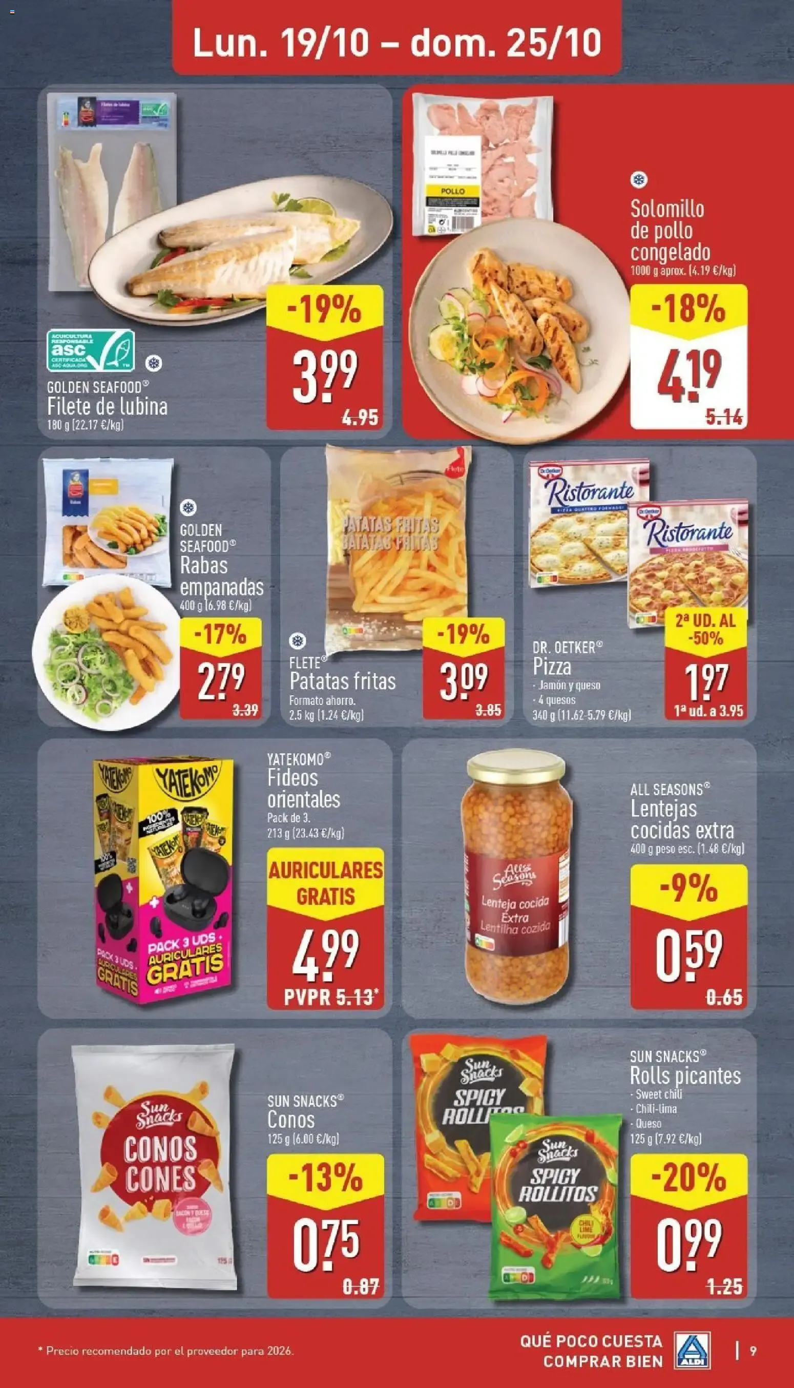 Catálogo de Aldi folleto Canarias del 19/10/2026 | Catálogo 19 de octubre al 25 de octubre 2026 - Página 9