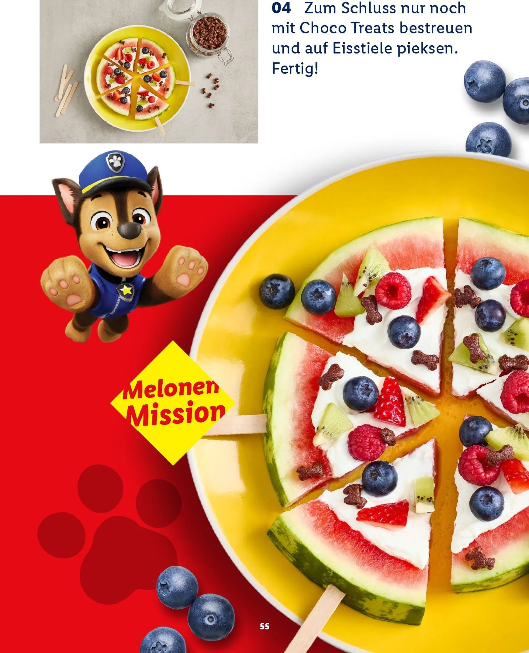 Lidl - Paw Patrol Rezeptheft Prospekt – von Montag 20.07.2026 bis Sonntag 23.08.2026 von 20. Juli bis 23. August 2026 - Prospekt seite 55