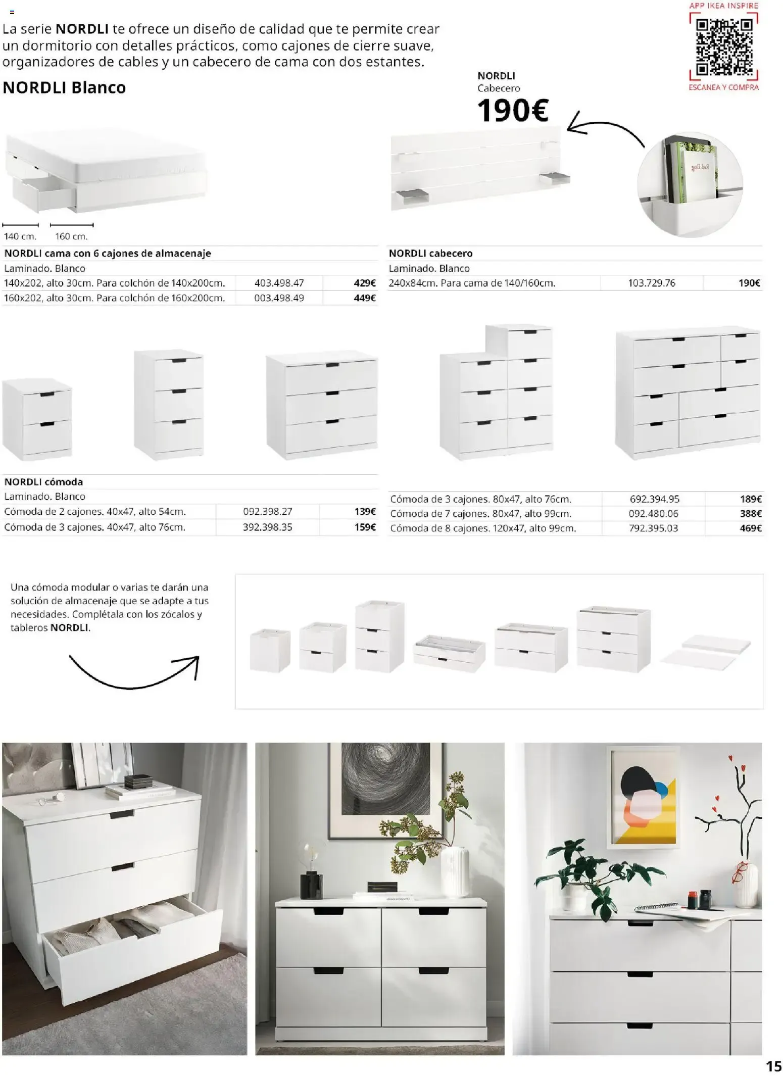 Catálogo de IKEA - Guía de Compra Muebles para el Dormitorio 1 de septiembre al 31 de enero 2027 - Página 15