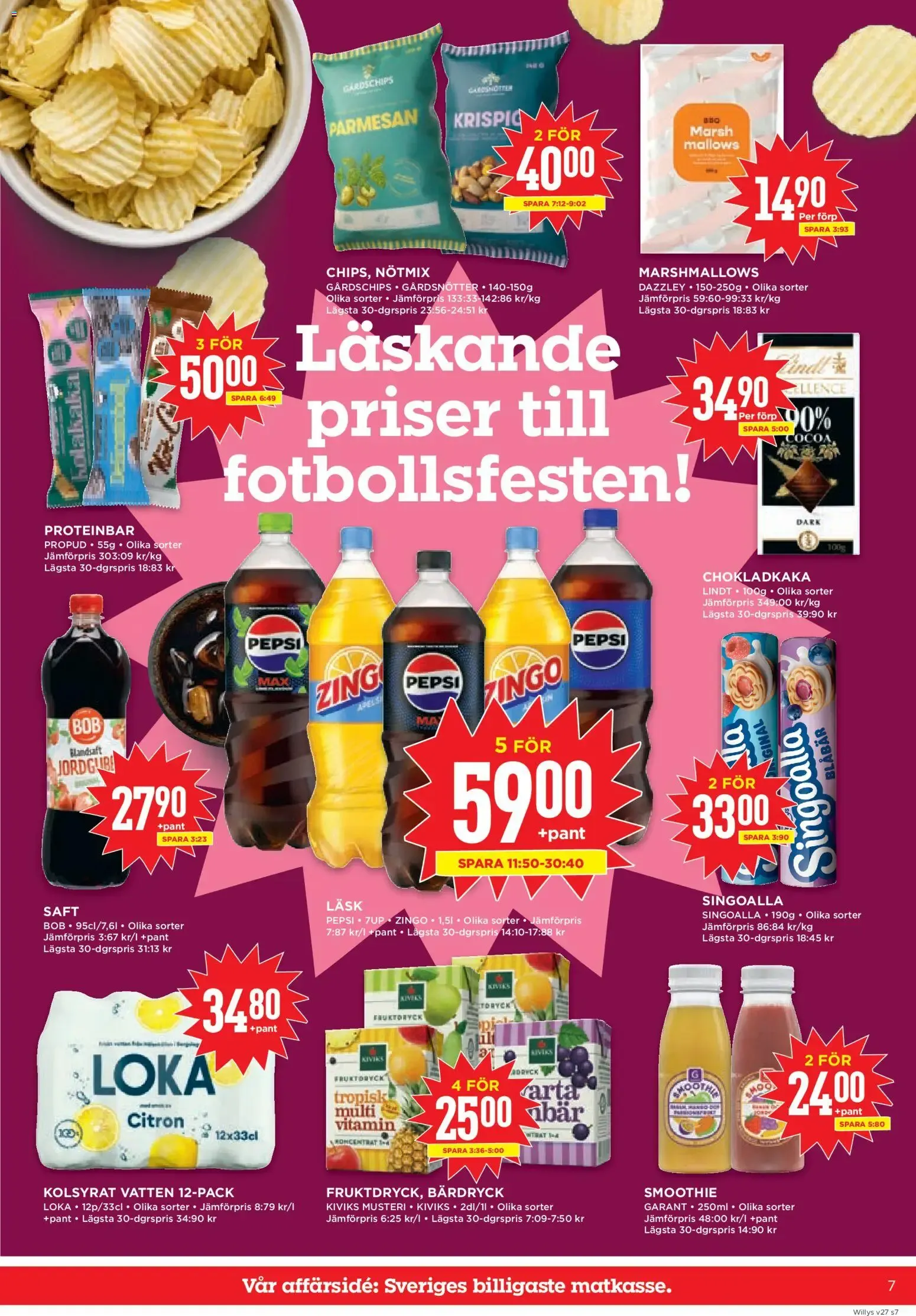 WILLY:S från 29 juni till 5 juli 2026 - Reklamblad sidor 7