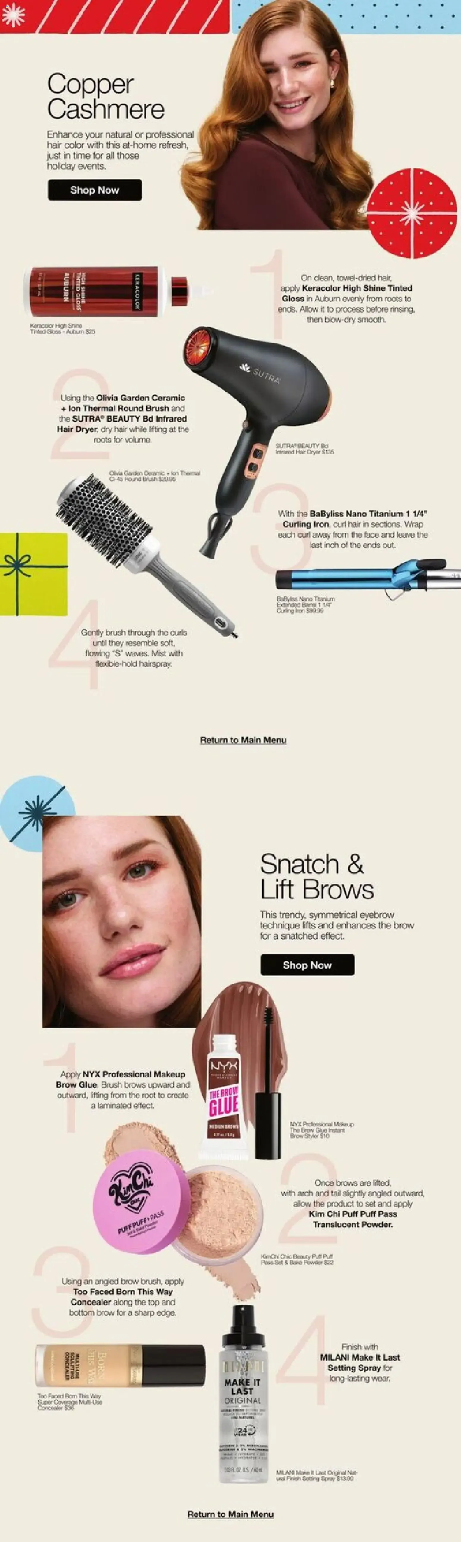 Weekly ad JCPenney Holiday Beauty Guide from October 26 to December 31 2026 - Page 8