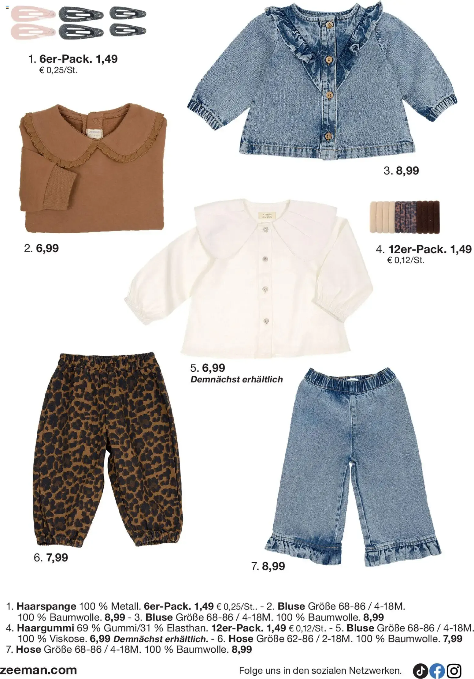 Diese Woche: neue Outfits für Baby und Kind. von 18. Juli bis 24. Juli 2026 - Prospekt seite 4