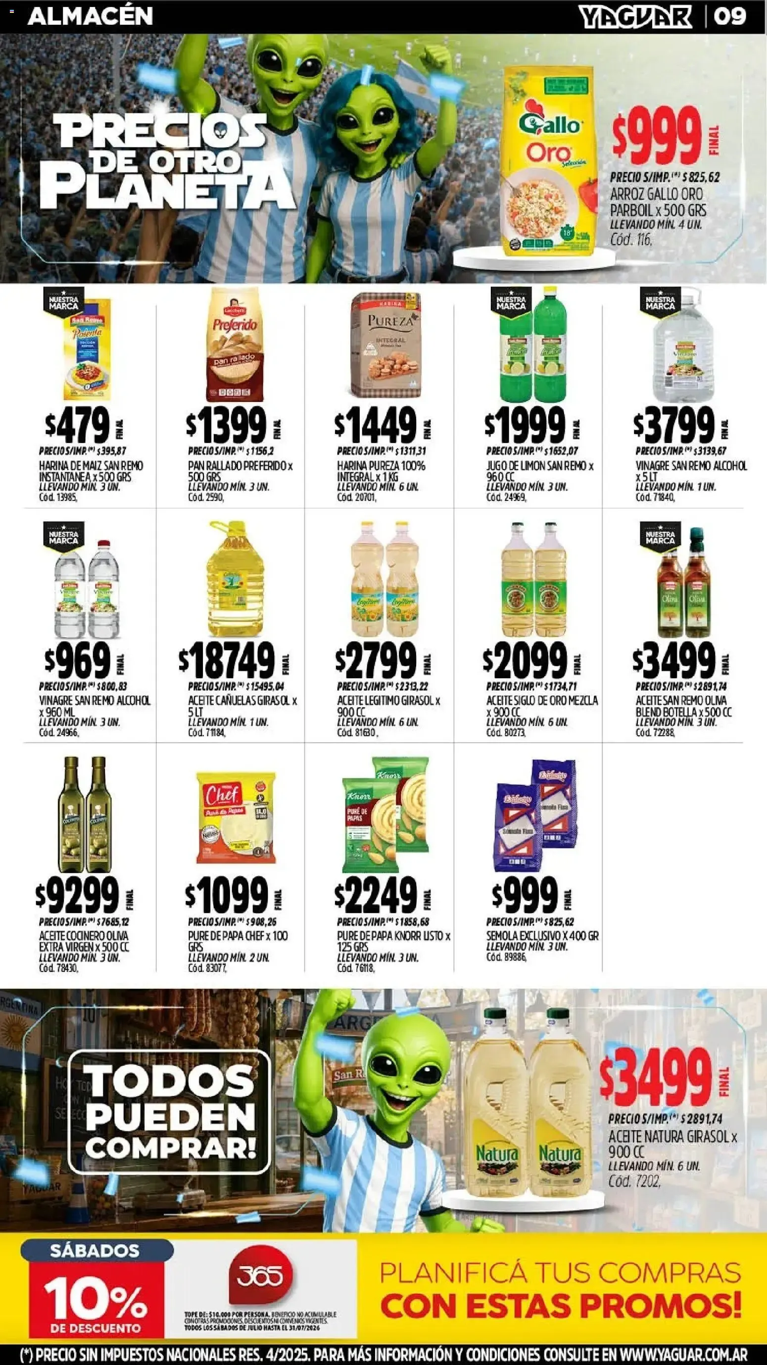 Ofertas de Yaguar - Precios de Otro Planeta - Oferta Semanal Santa Fé del 06/07/2026 - 12/07/2026 6 de julio al 12 de julio 2026 - Página 11 del catálogo