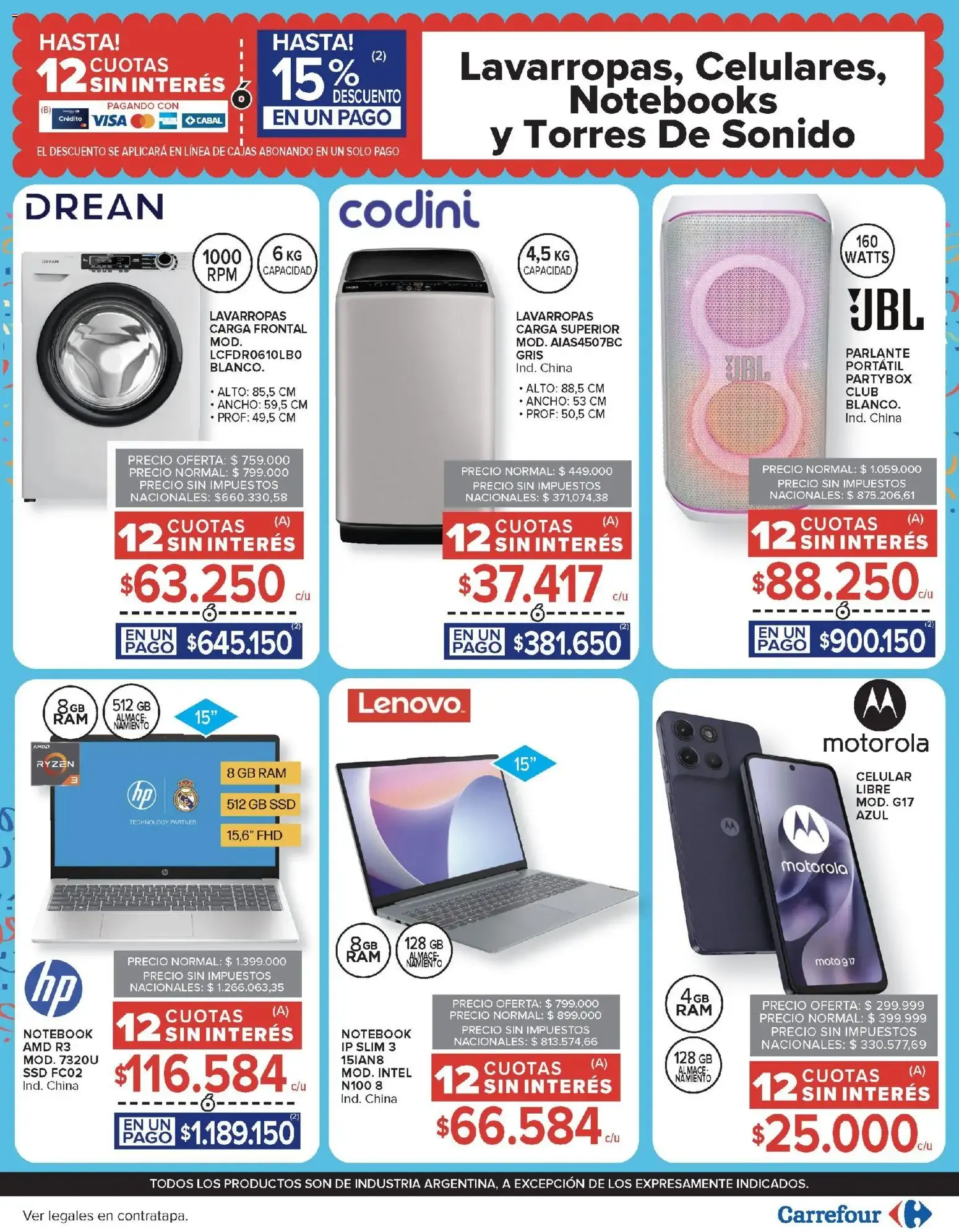 Ofertas de Carrefour: 3ra Semana de Festejos y 44 Años - Ofertas de Productos Carrefour 16 de octubre al 22 de octubre 2026 - Página 33 del catálogo