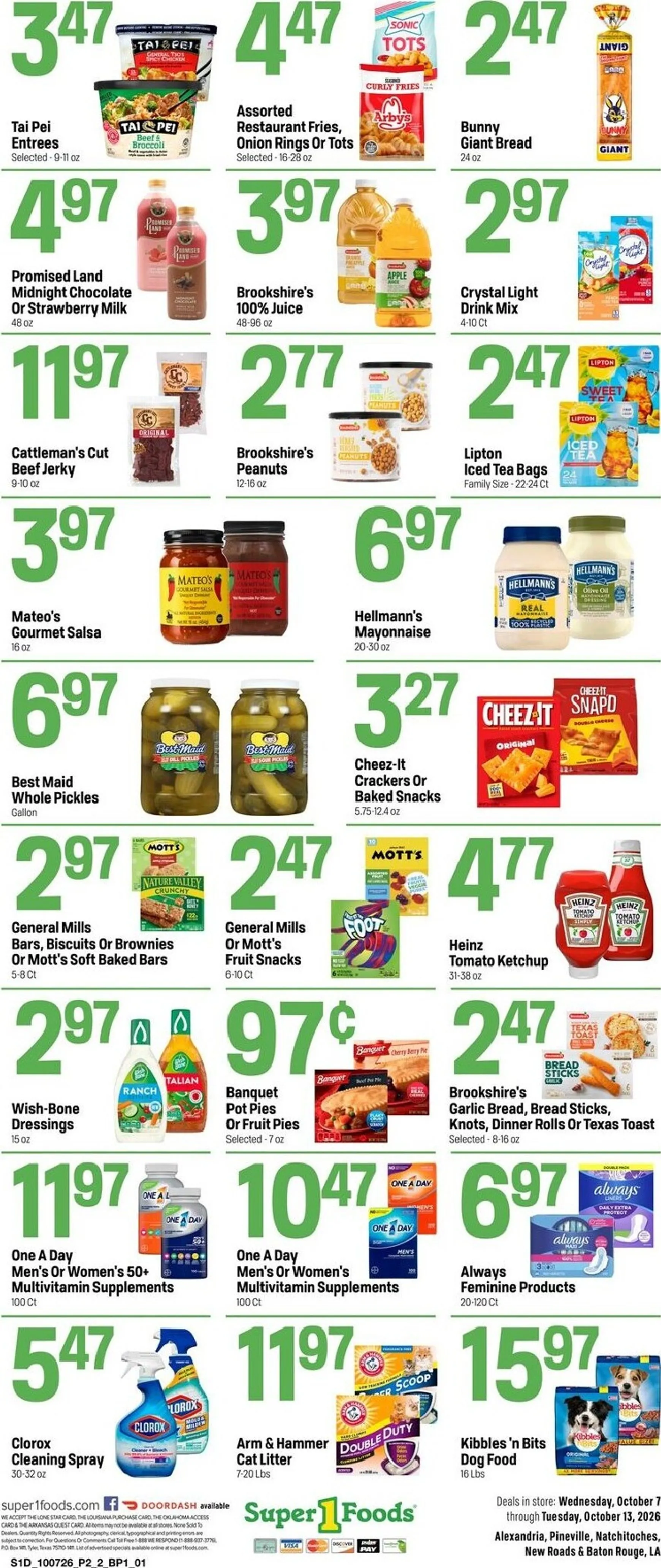 Weekly ad Super 1 Foods from October 7 to October 13 2026 - Page 2