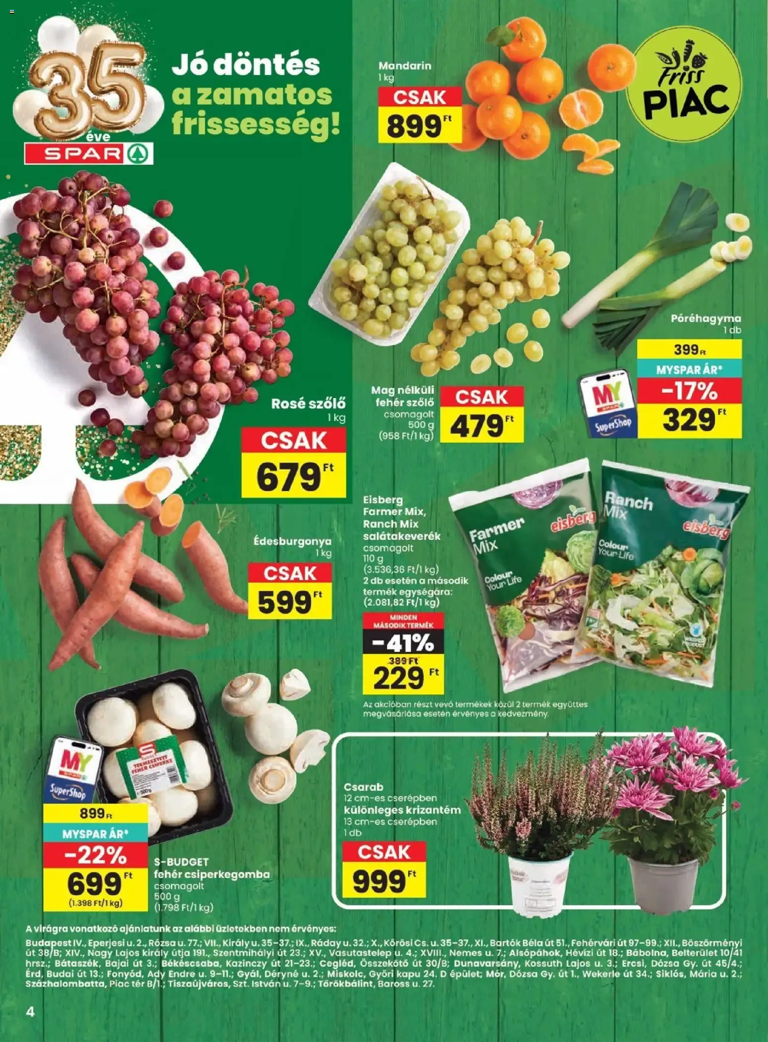 Katalógus SPAR Szülinapi akciók és szuper árak! szeptember 24.-tól szeptember 30.-ig 2026. - Oldal 4