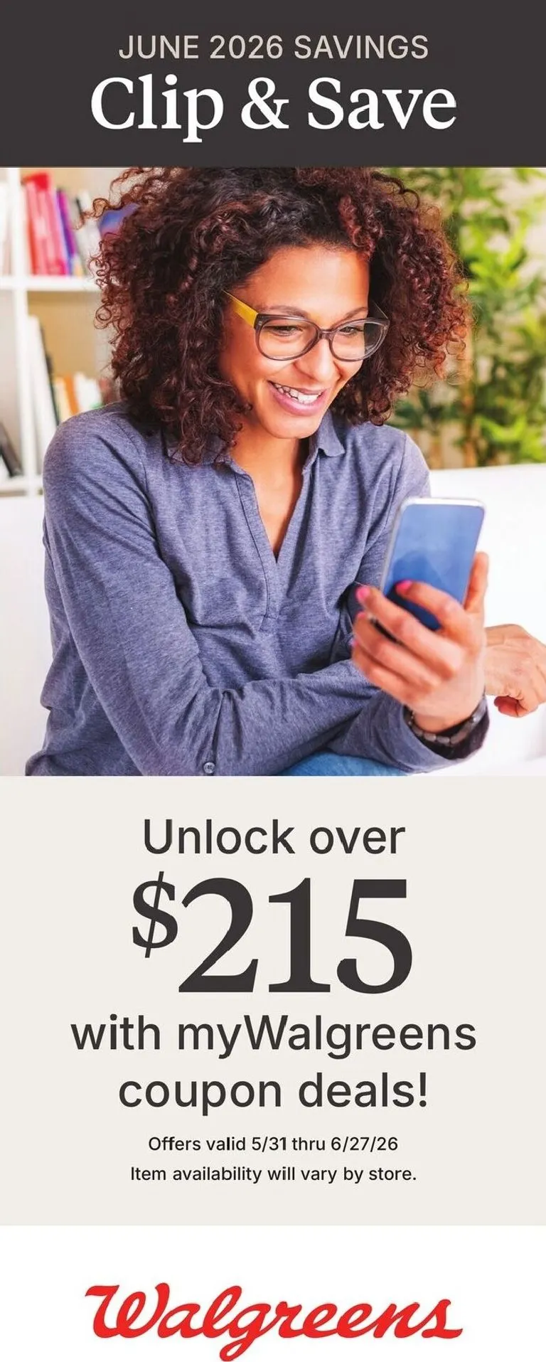 Weekly ad JUNE 2026 SAVINGS Clip & Save from May 31 to June 27 2026 - Page 1