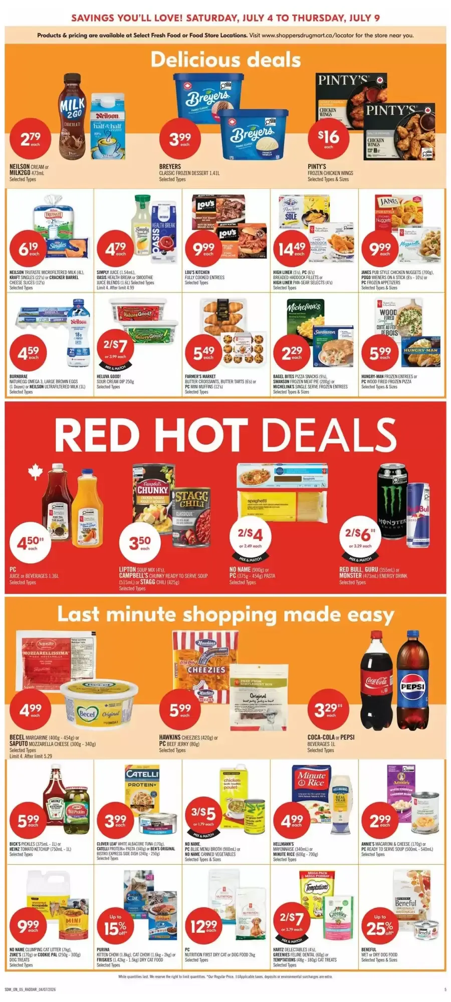 Shoppers Drug Mart flyer week 27 from July 4 to July 9 2026 - flyer page 5