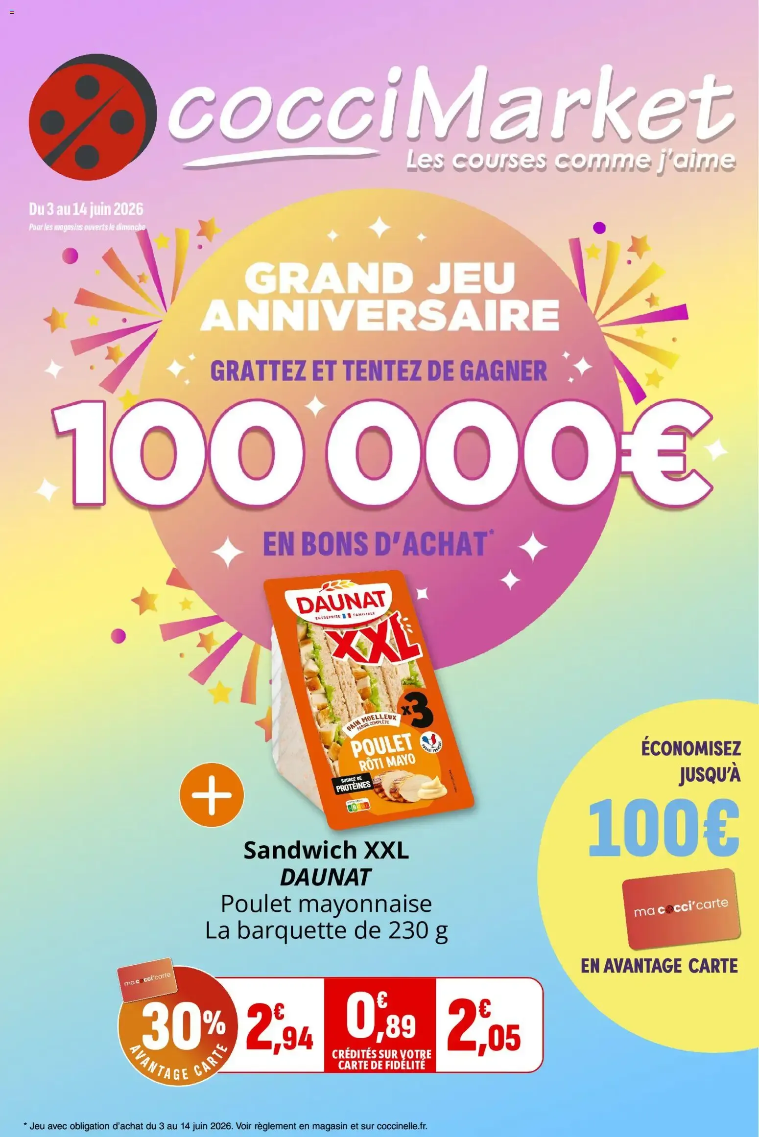 CocciMarket - Grand Jeu Anniversaire