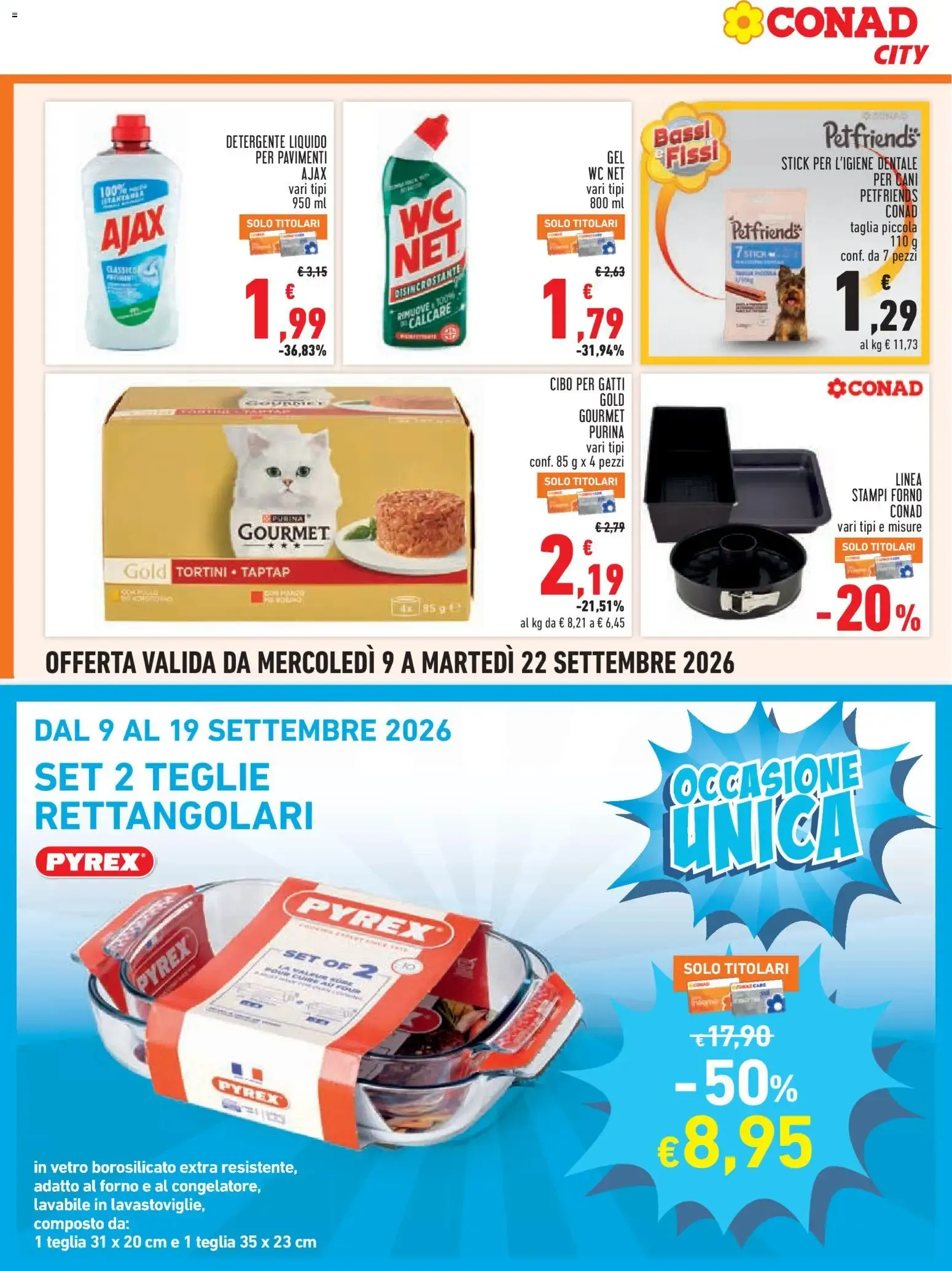 Volantino Conad City - Campioni del Risparmio da 9 settembre a 22 settembre di 2026 - Pagina del volantino 18