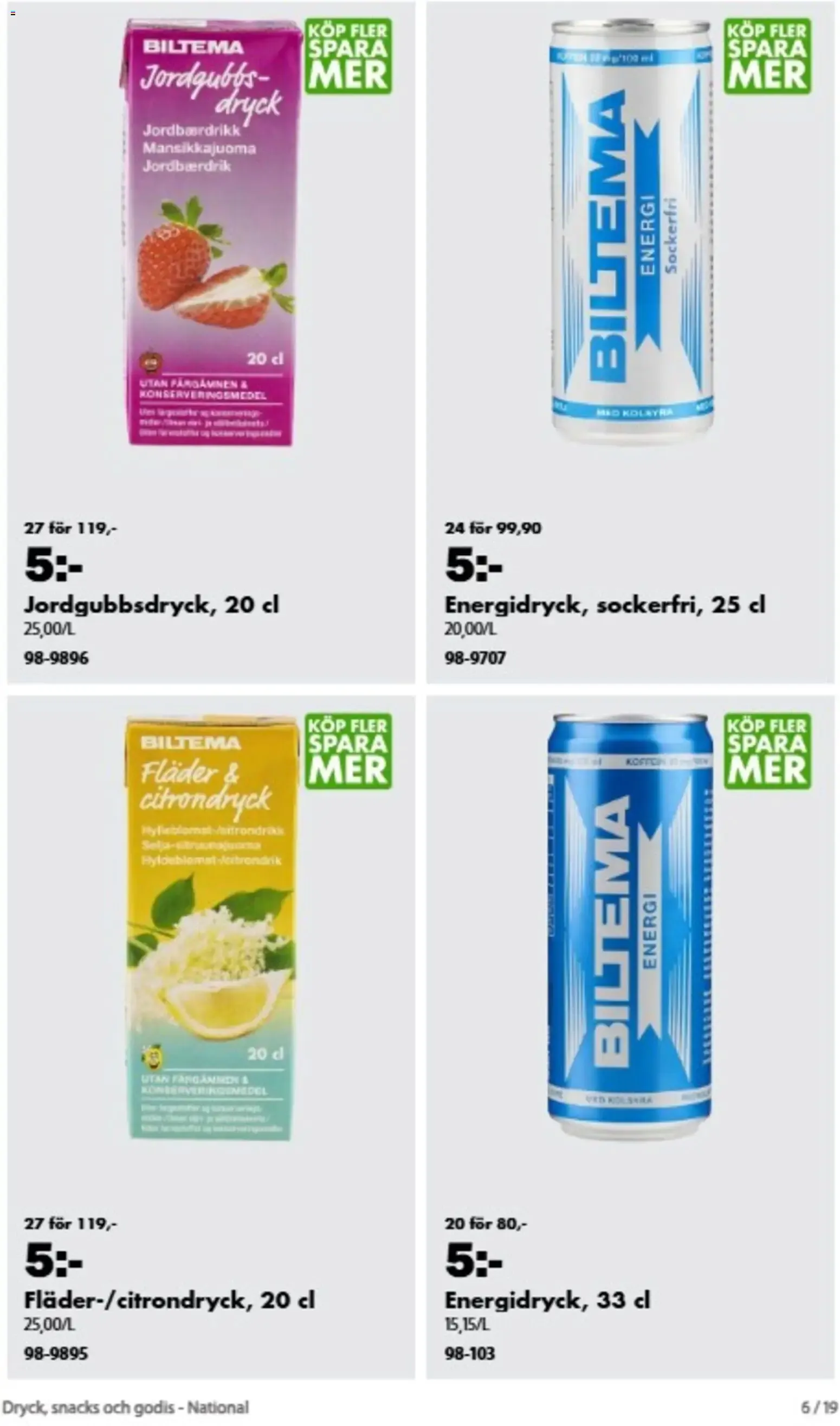 Biltema: Allt för helgmyset! från 21 augusti till 31 december 2026 - Reklamblad sidor 6