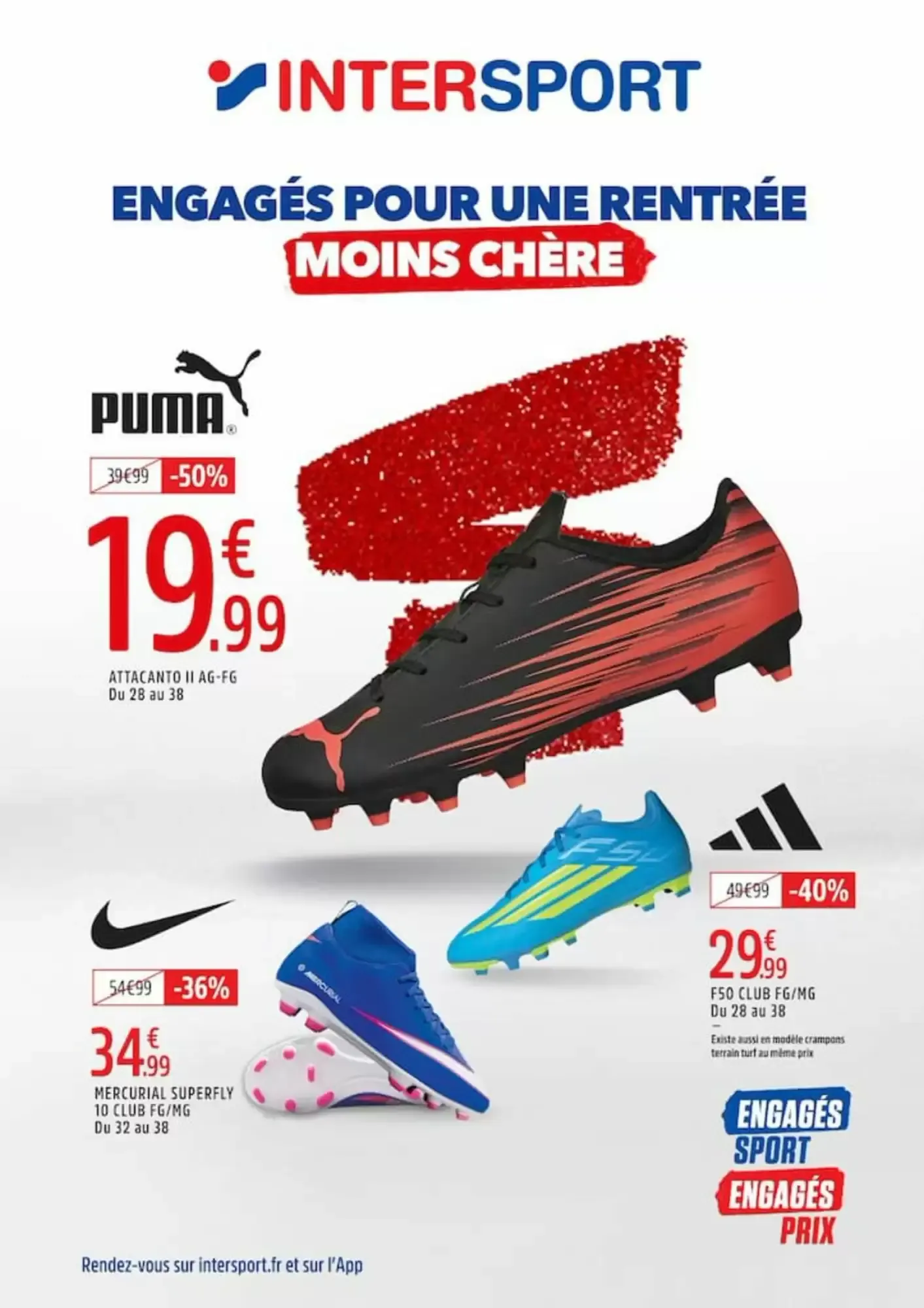 Intersport - Engagés pour une rentrée moins chère du 2 septembre au 13 septembre 2026 - Catalogue page 1