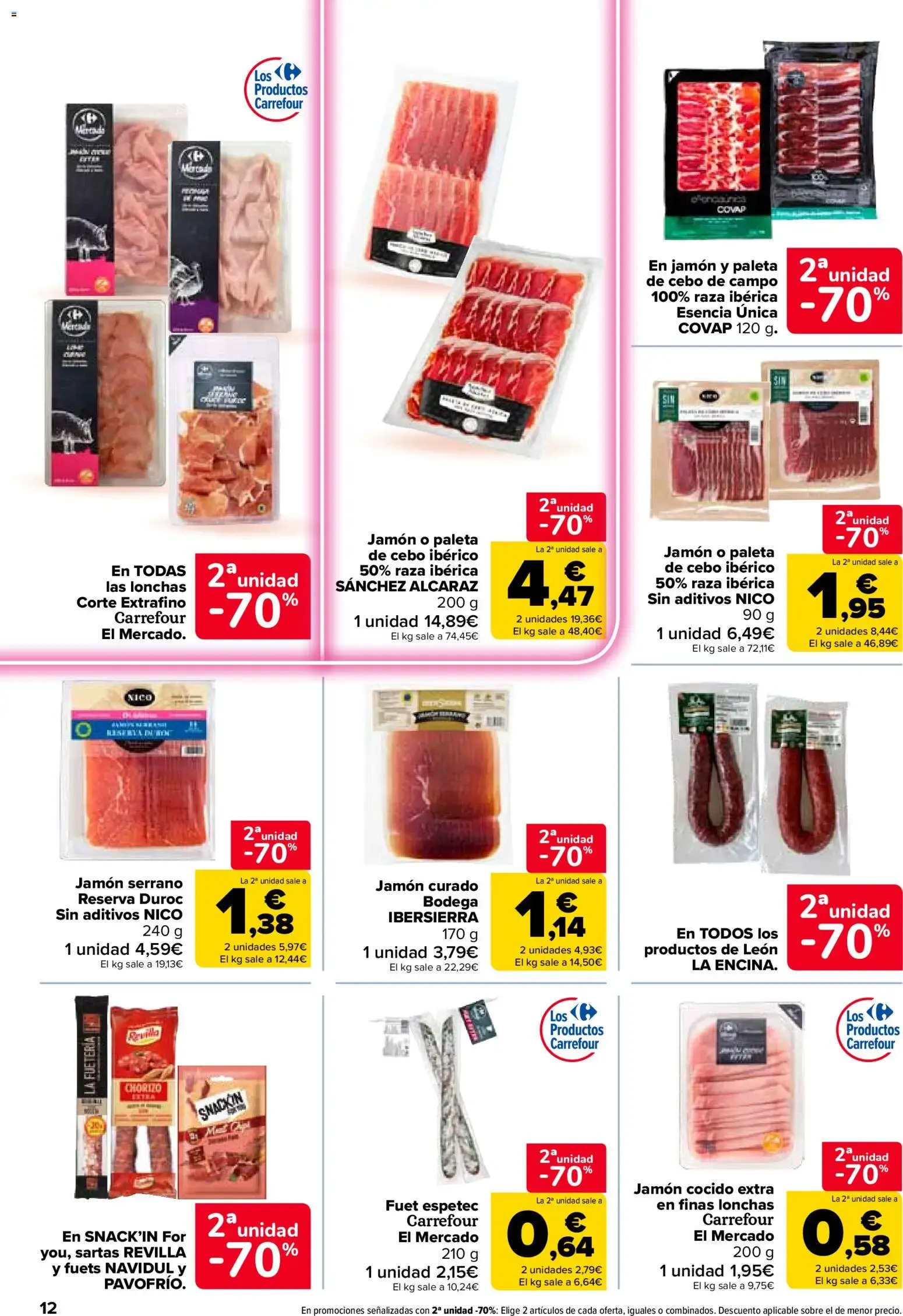 Catálogo de Carrefour: 2ª Unidad al -70% 28 de julio al 10 de agosto 2026 - Página 12
