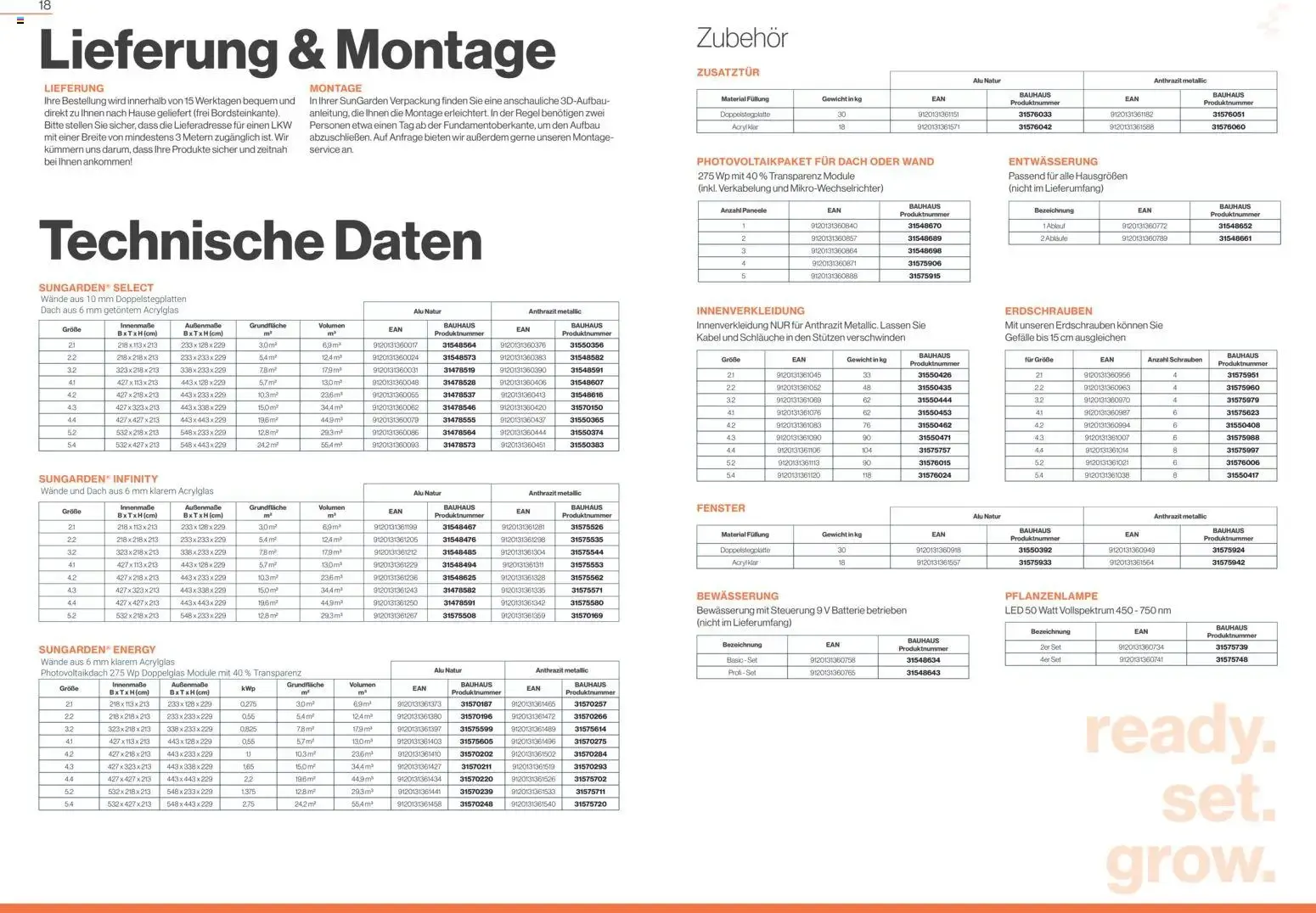 Bauhaus SunElements Gewächshäuser von 25.05.2026 - Aktuelle Angebote von 25. Mai bis 30. Juni 2026 - Flugblätt seite  10